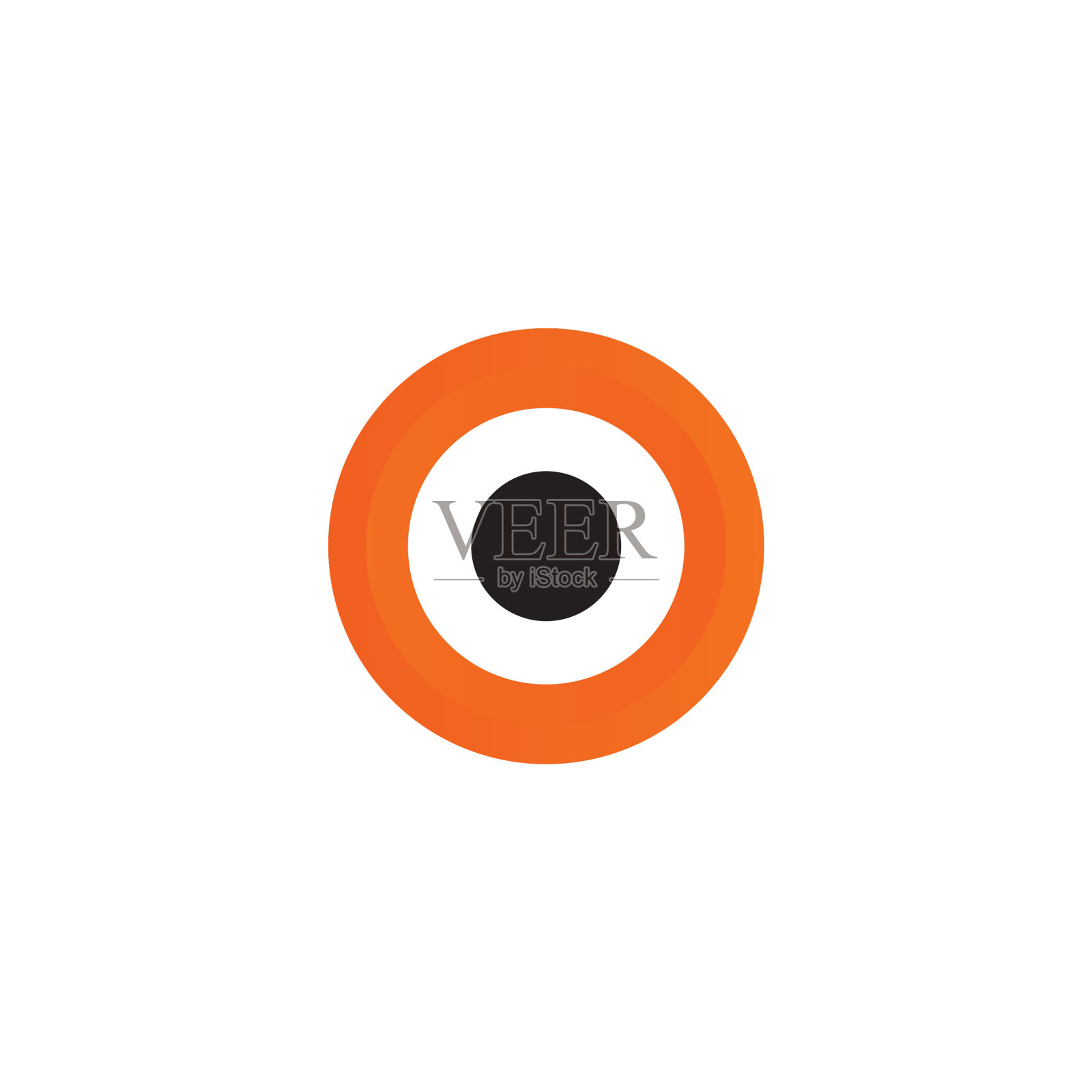 O字母初始图标logo设计模板插画图片素材