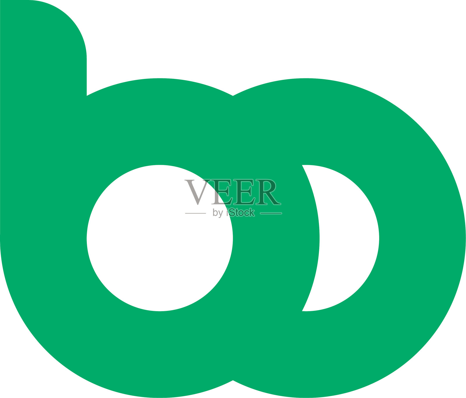 字母博链简单几何设计设计元素图片