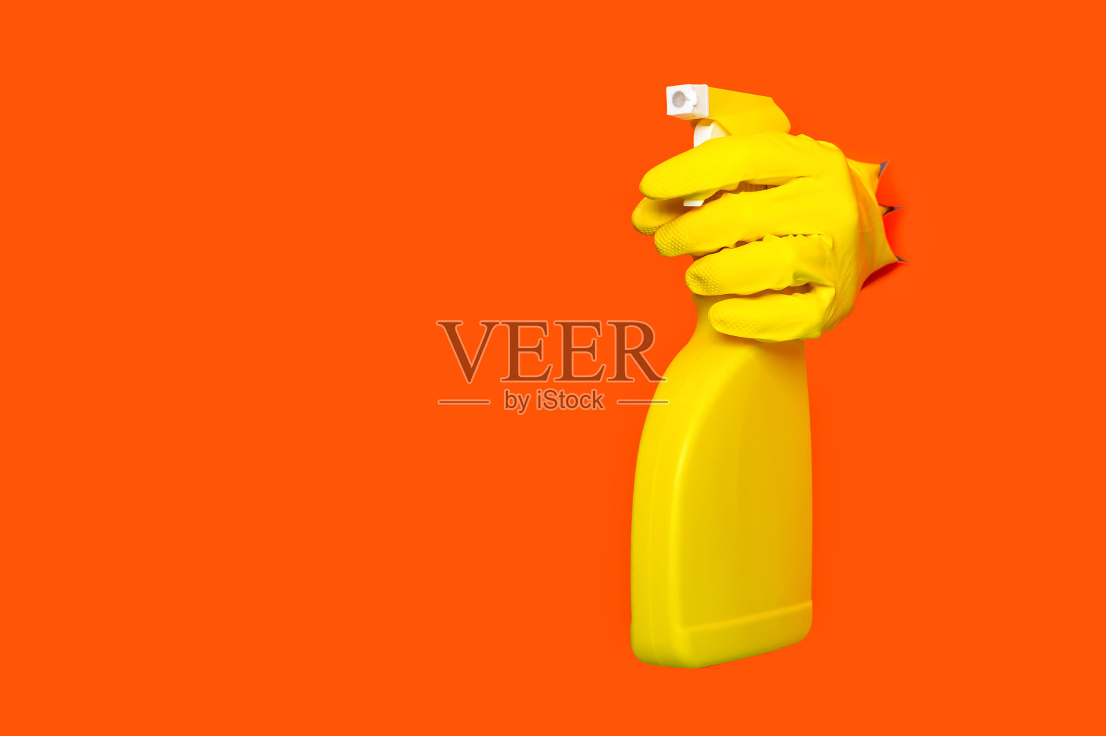 .Cleaning服务。清洁及消毒私人住宅及办公处所的概念。清洁是健康之本。照片摄影图片