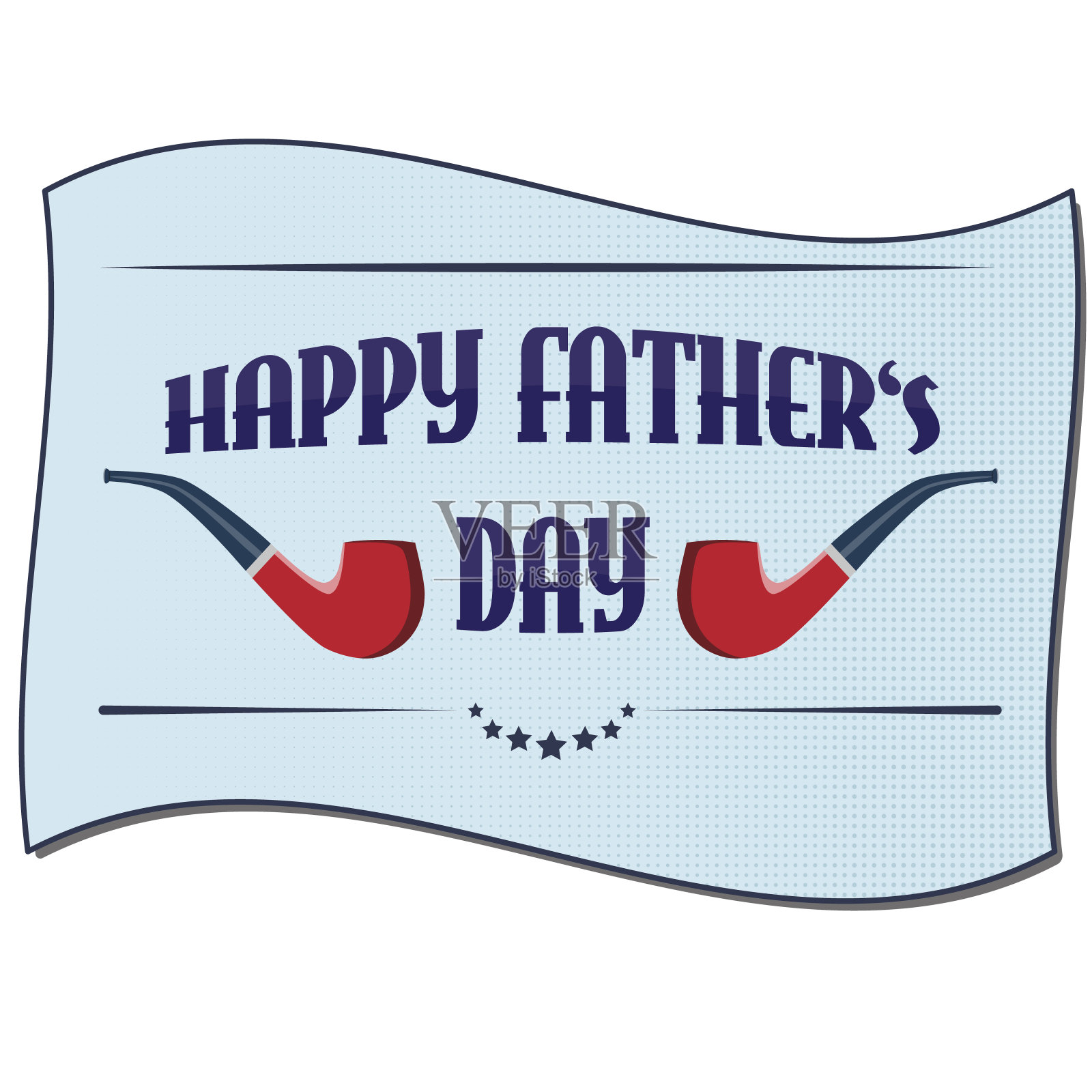 祝您父亲节快乐插画图片素材