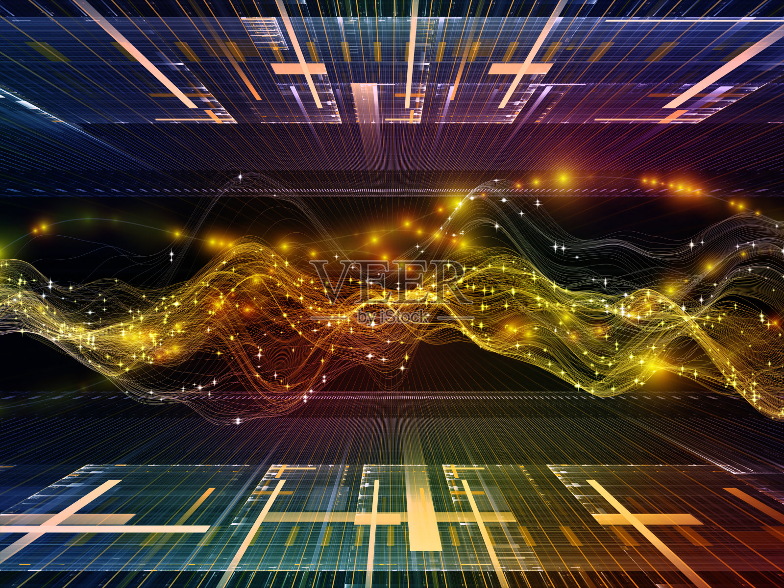 空间频率的传播插画图片素材