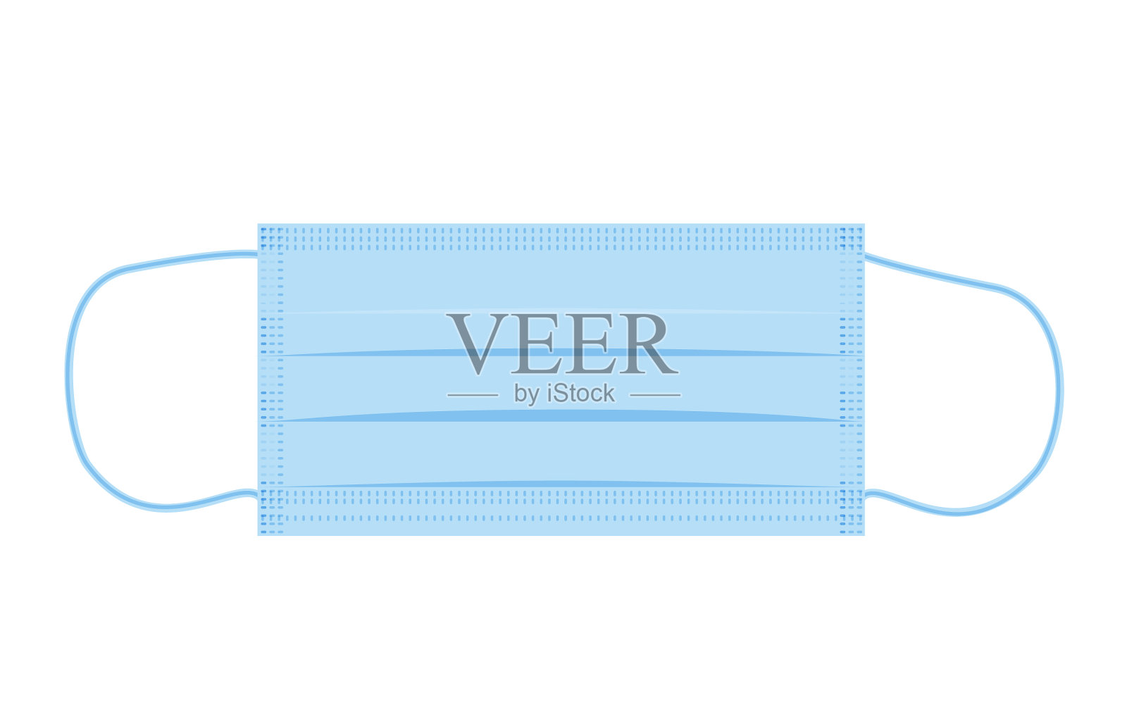 医用防护口罩一次性使用设计元素图片
