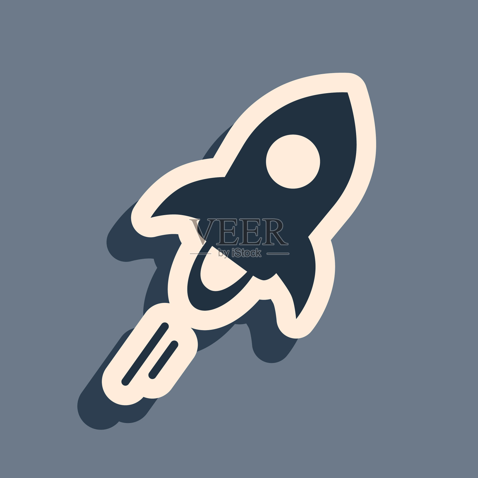 黑色加密货币币恒星XLM图标在灰色插画图片素材