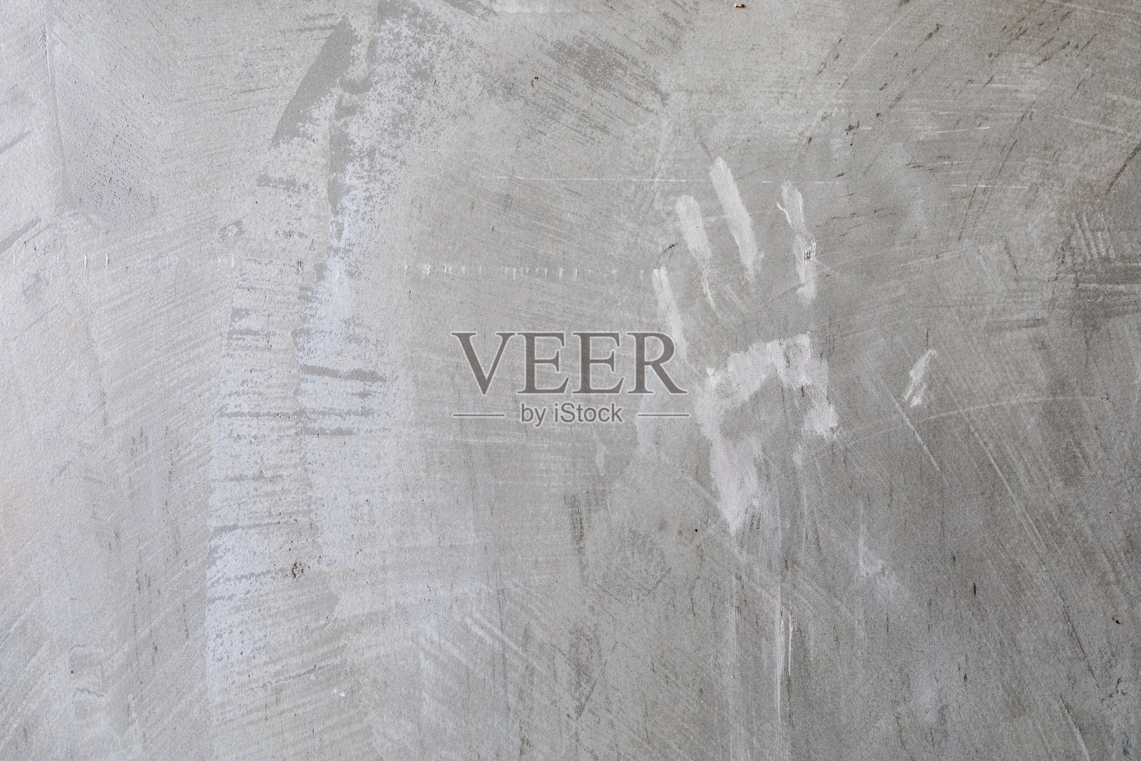 水泥墙上有手印。万圣节backgrouond照片摄影图片