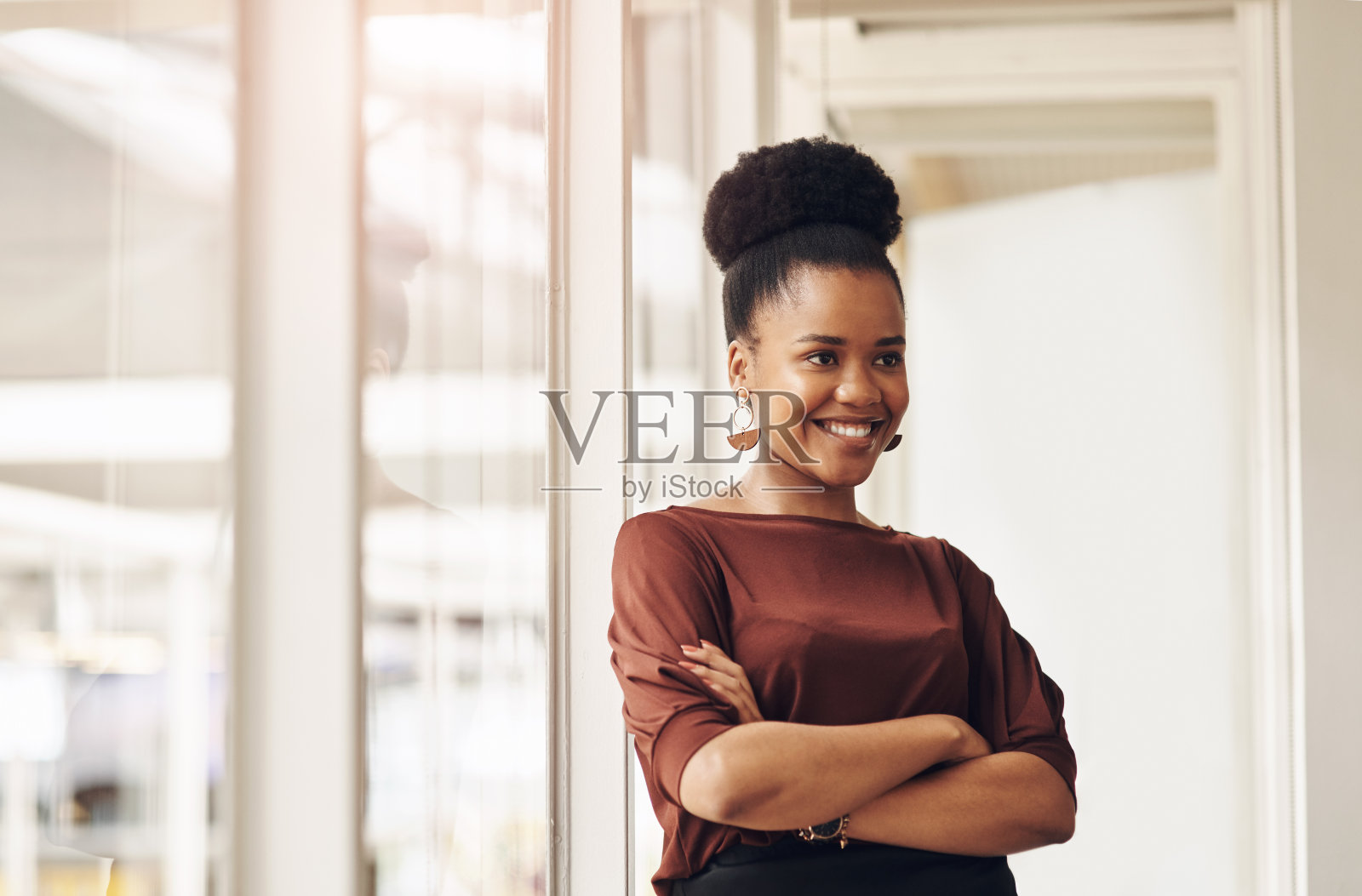 她有很多主意照片摄影图片