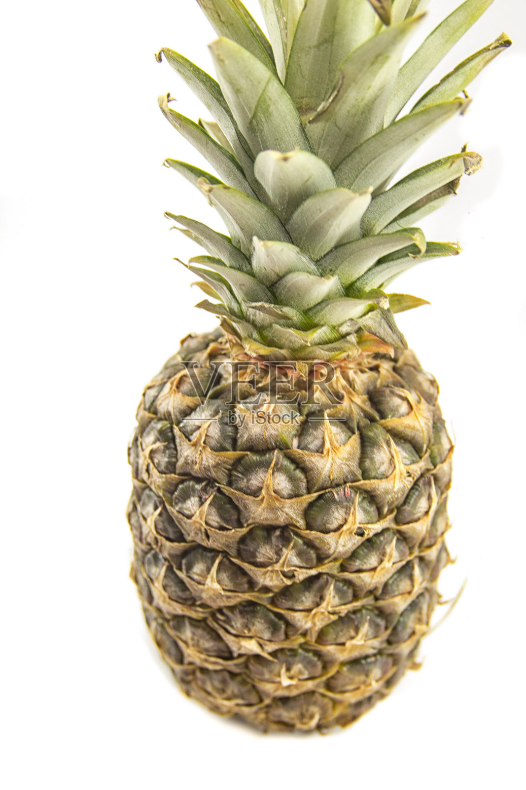 白色背景上的菠萝照片摄影图片