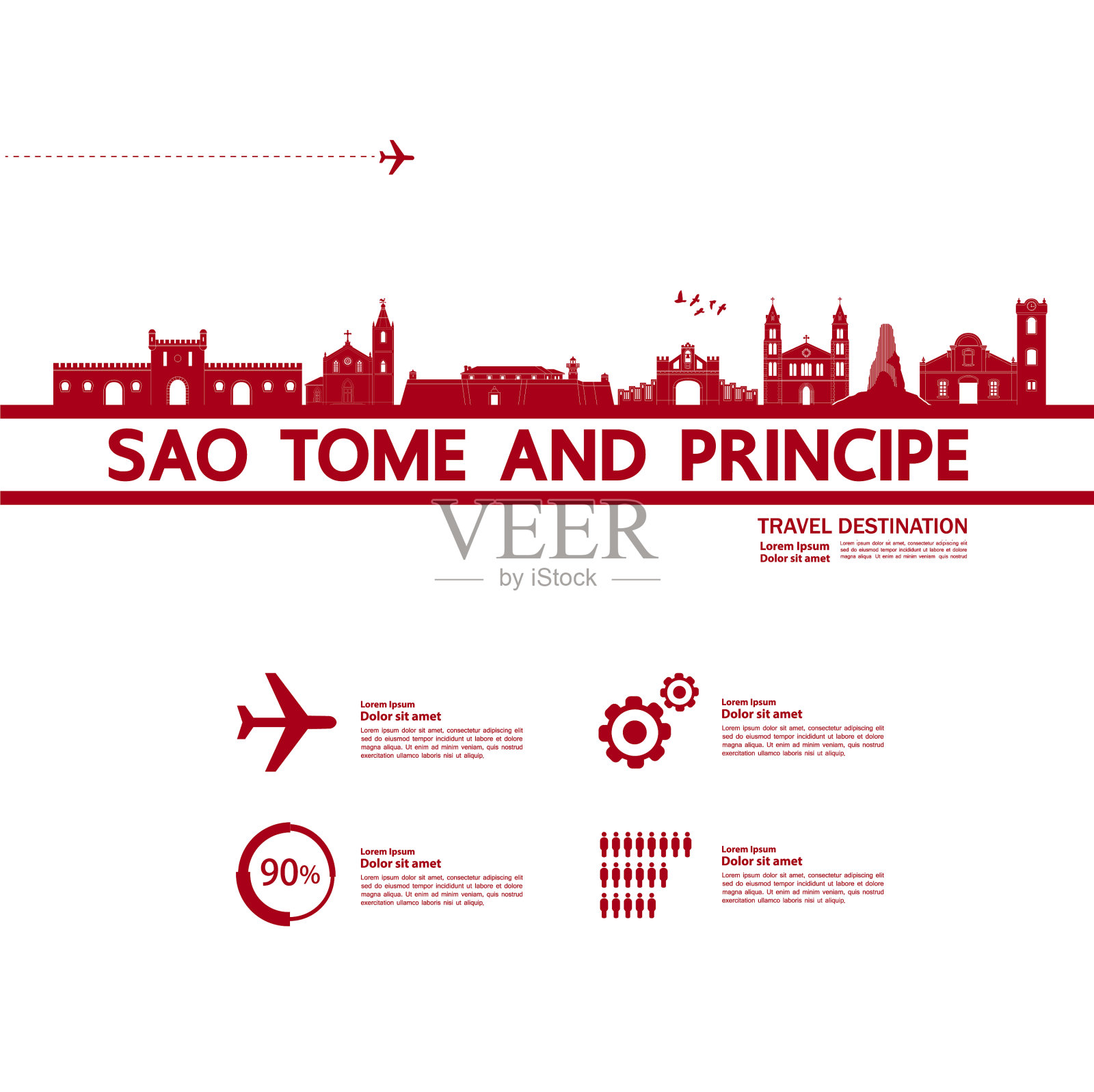 圣多美和普林西比旅游目的地设计模板素材