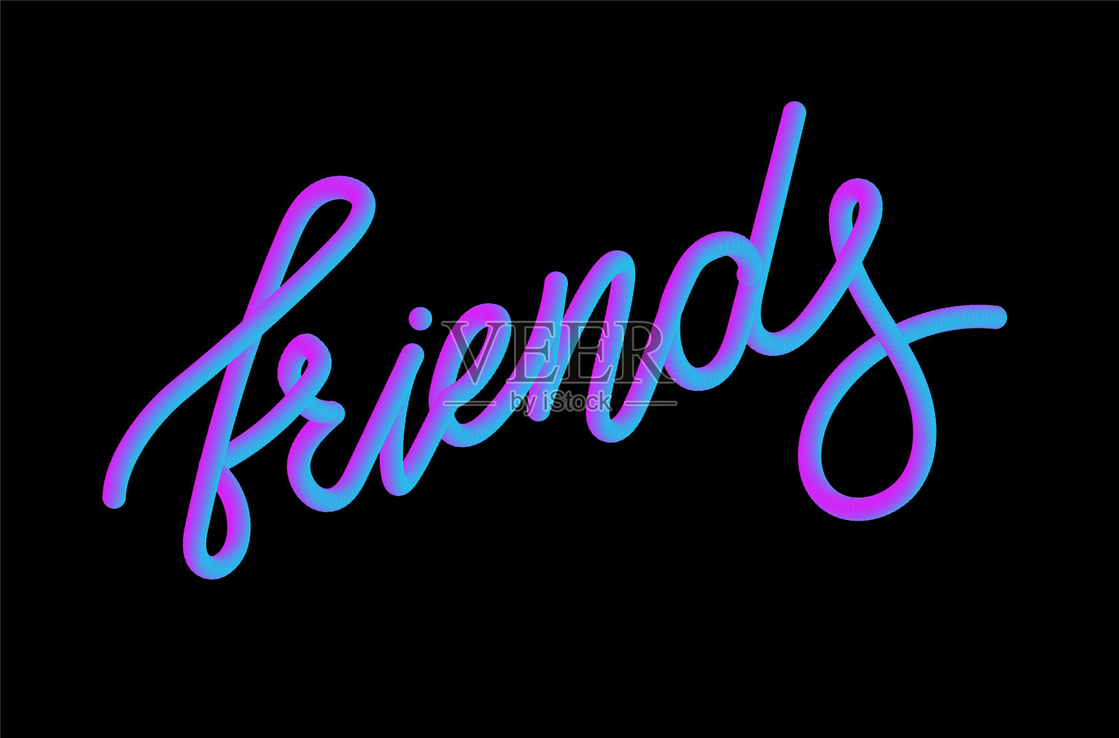 口号朋友短语图形印刷时尚插画图片素材