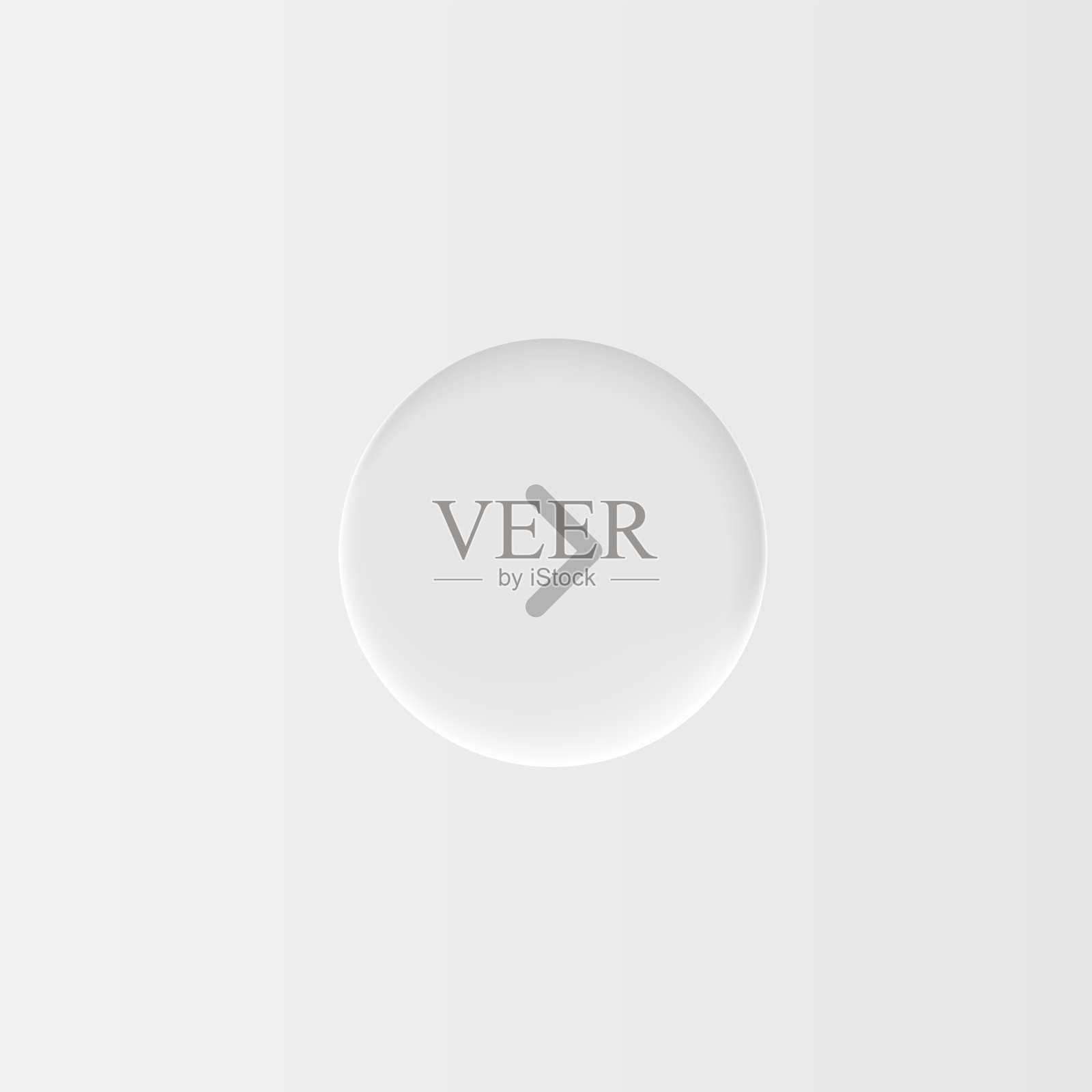 非常详细的白色用户界面按钮插画图片素材