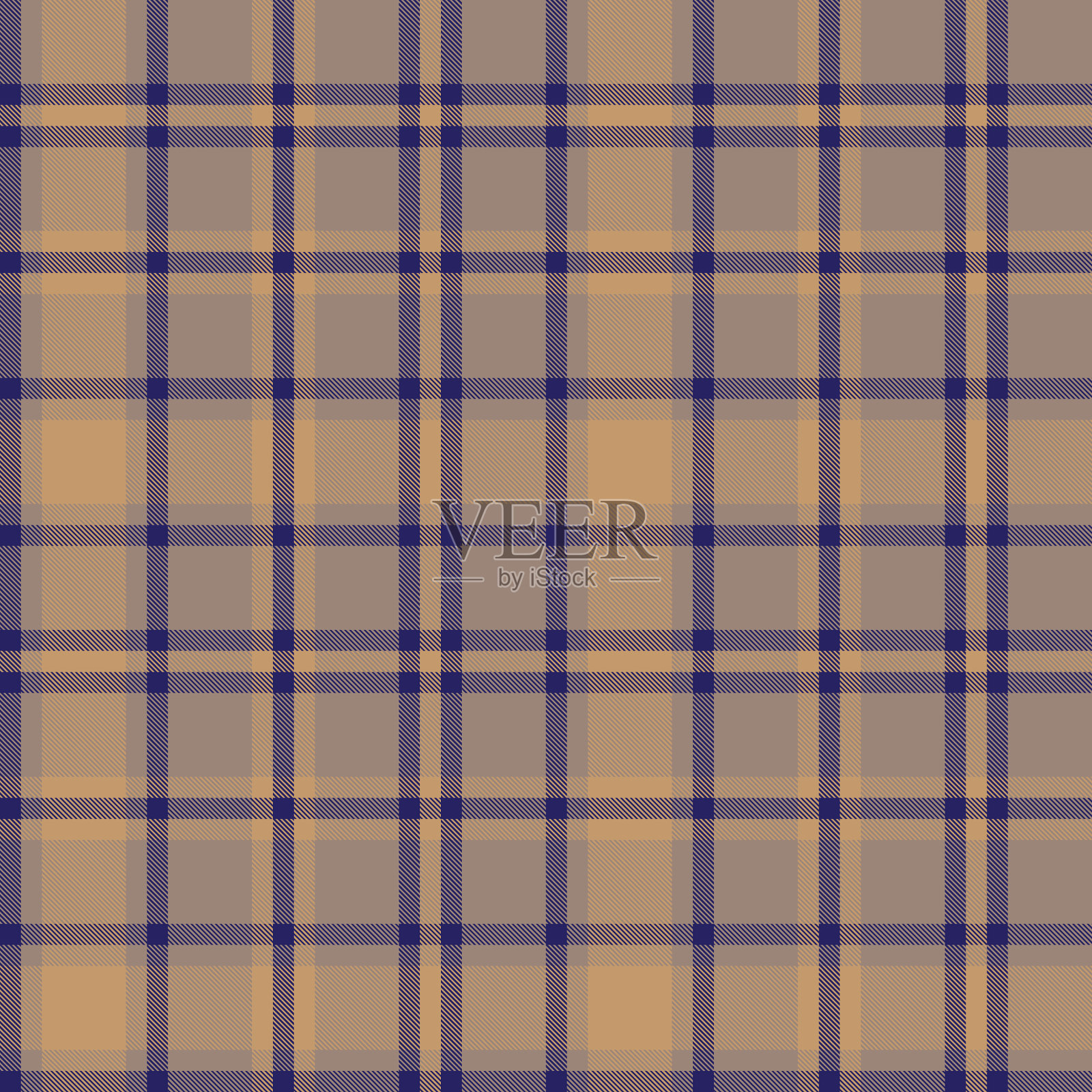 经典的格子花呢无缝图案插画图片素材