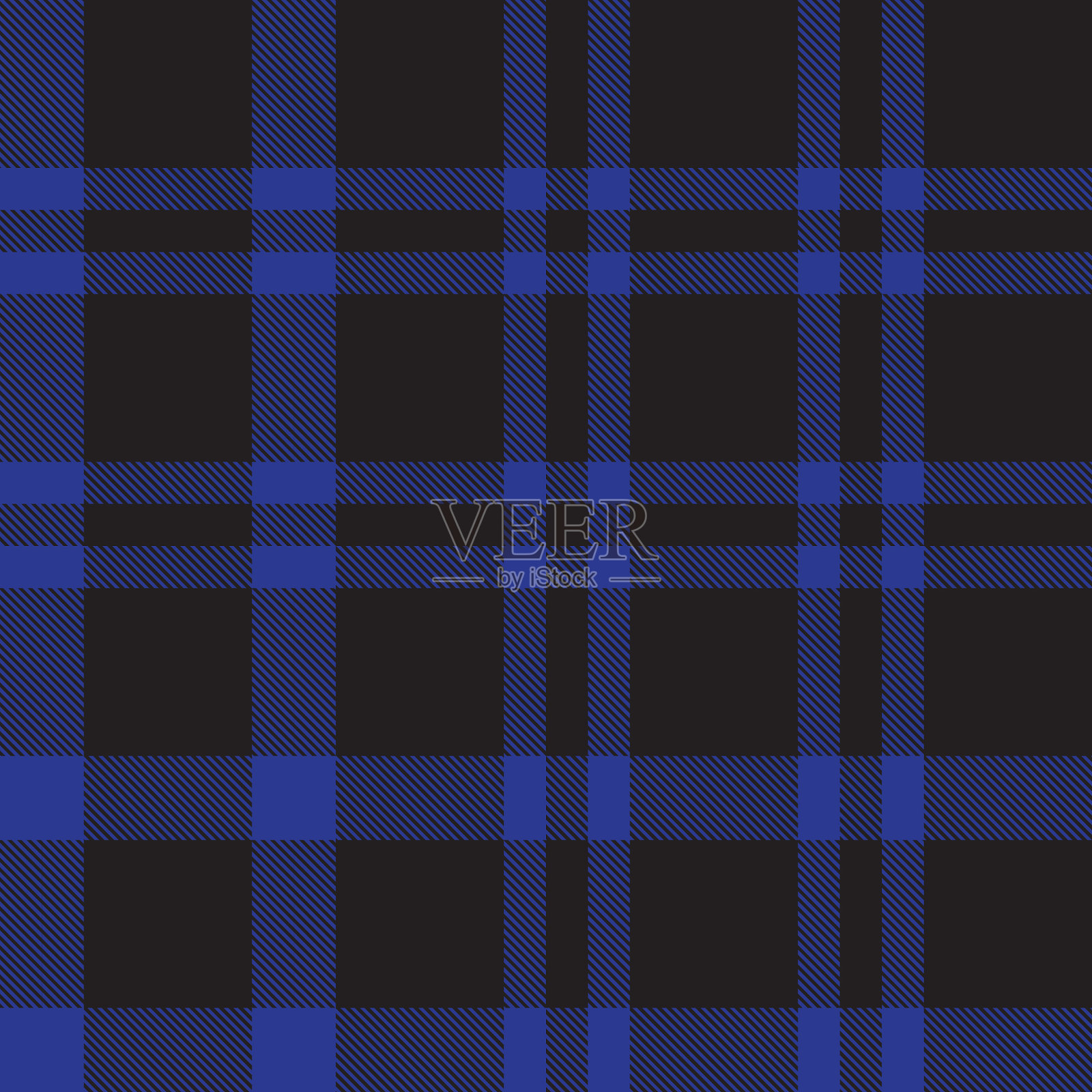 经典的格子花呢无缝图案插画图片素材