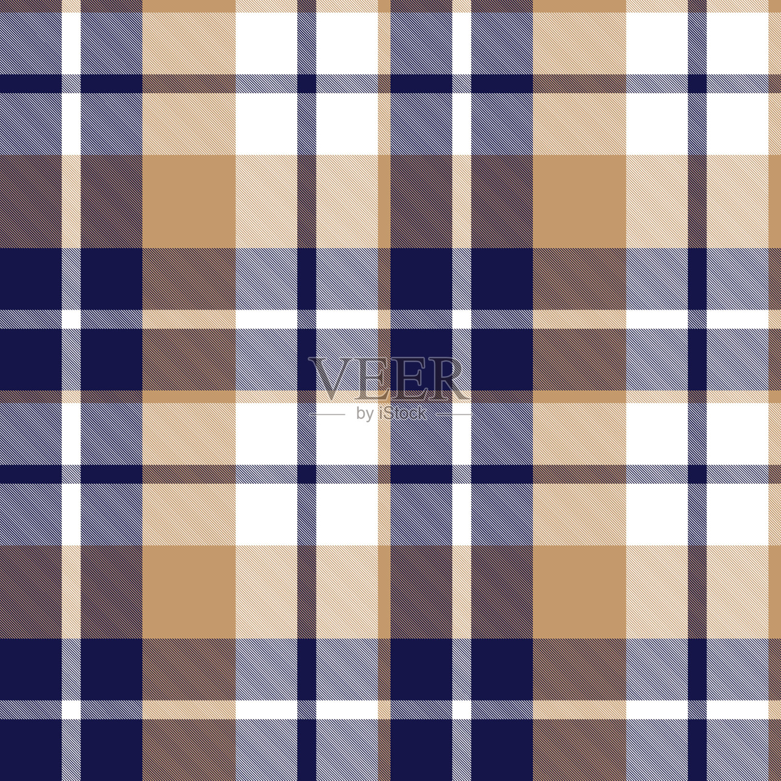 经典的格子花呢无缝图案插画图片素材