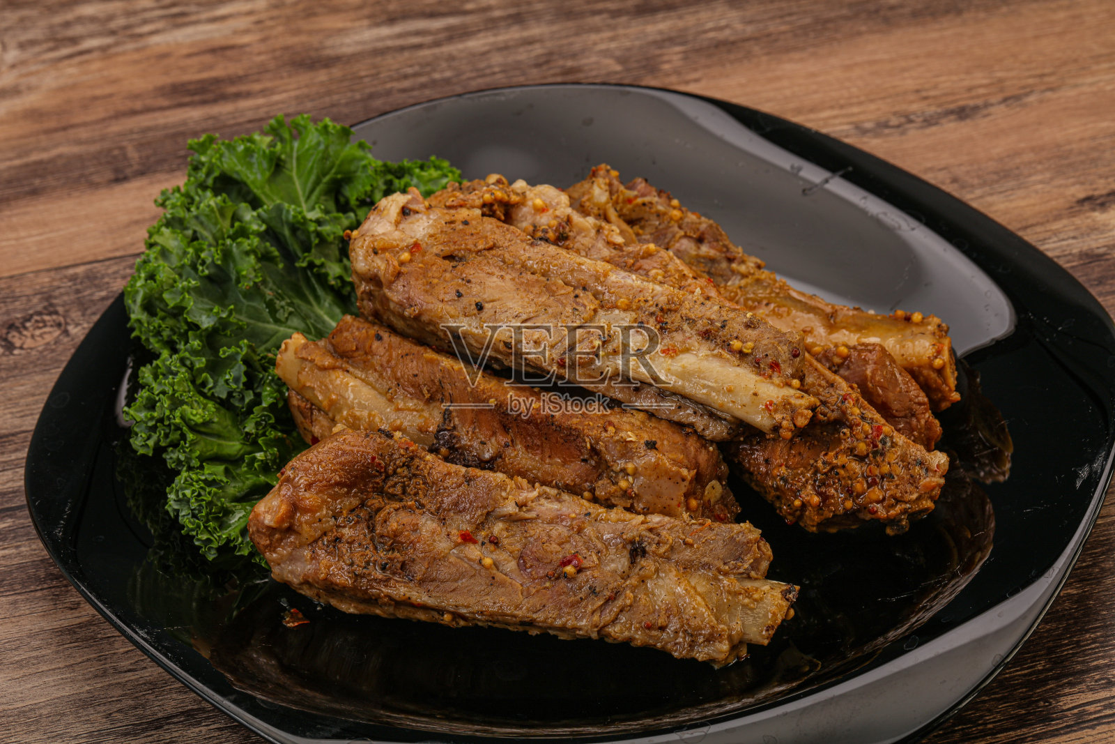 香料炖排骨照片摄影图片