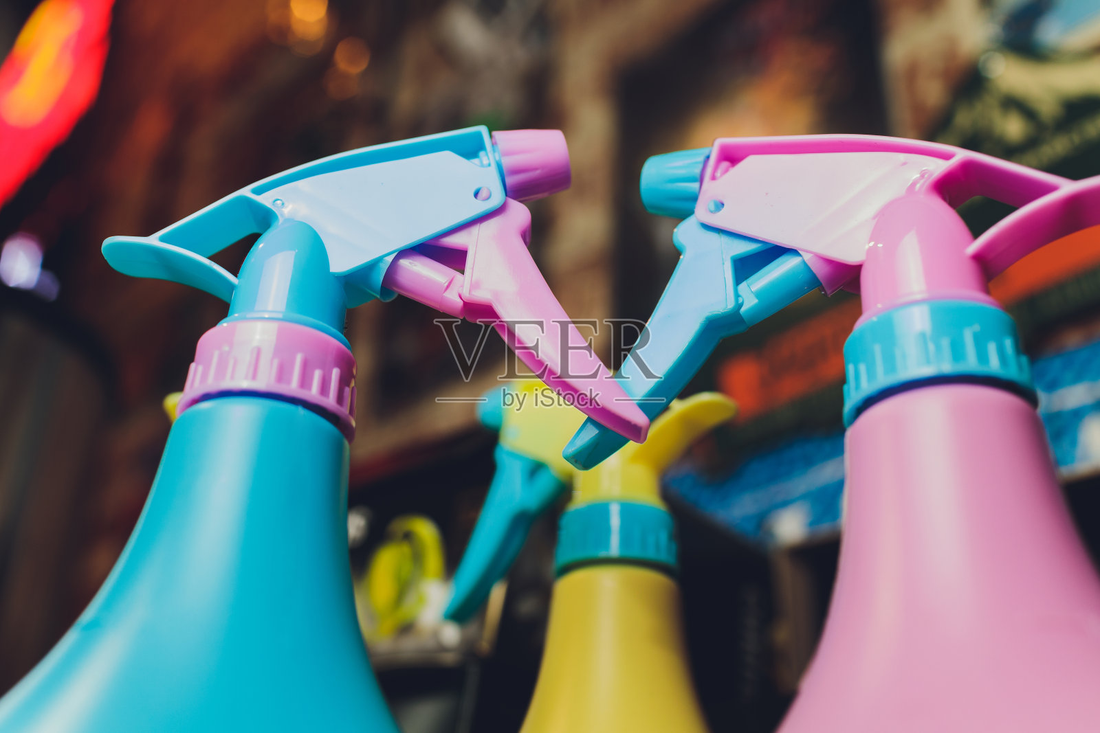 冠状病毒感染的清洁卫生产品正面视图。照片摄影图片