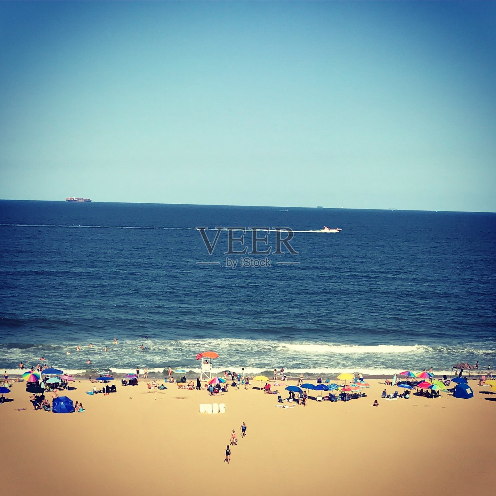 海滩的生活照片摄影图片