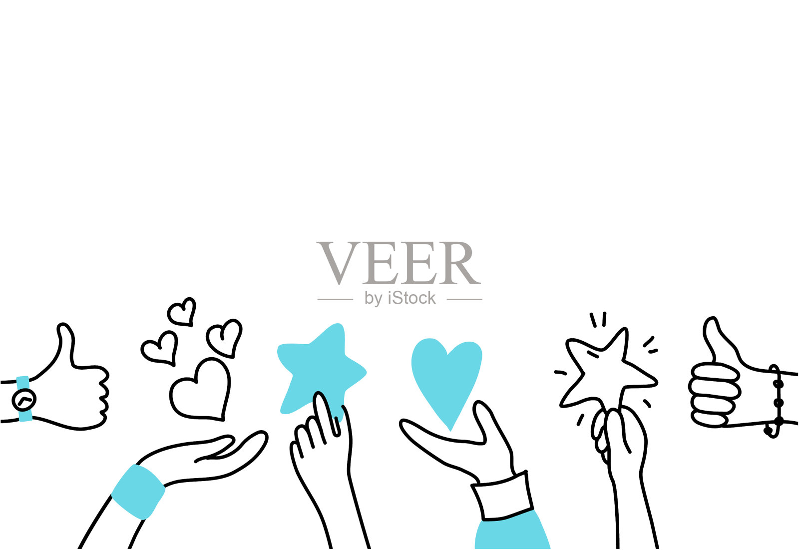 反馈评估的概念插画图片素材