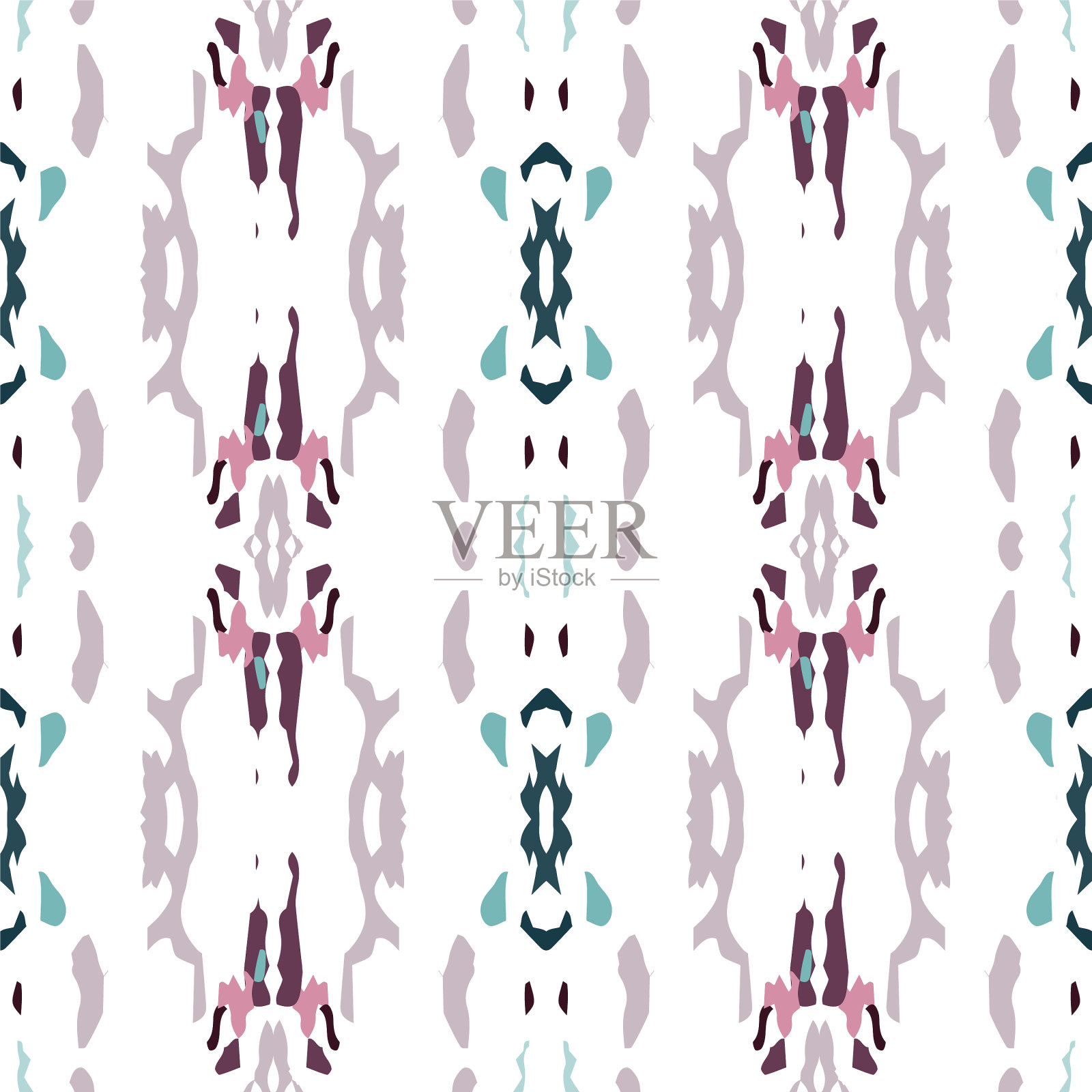 手绘油漆纹理shibori无缝插画图片素材