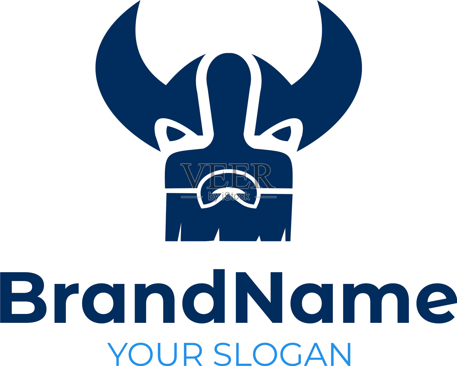 恶魔刷标志设计插画图片素材