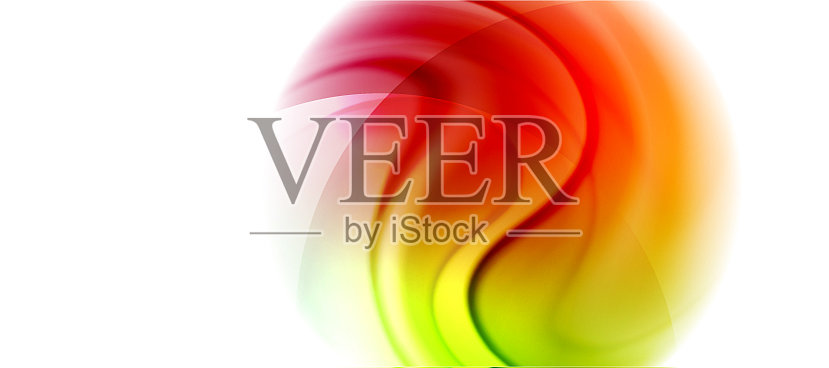 摘要背景流体混合梯度液体插画图片素材