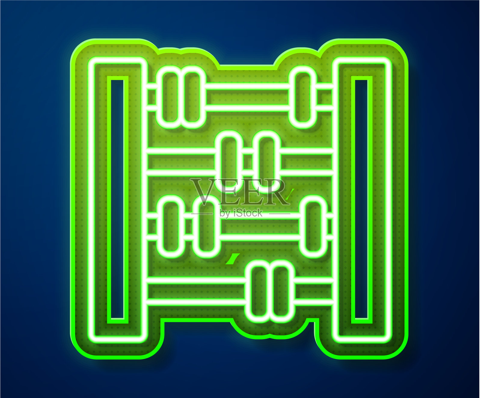 发光氖气线图时间表图表图表插画图片素材