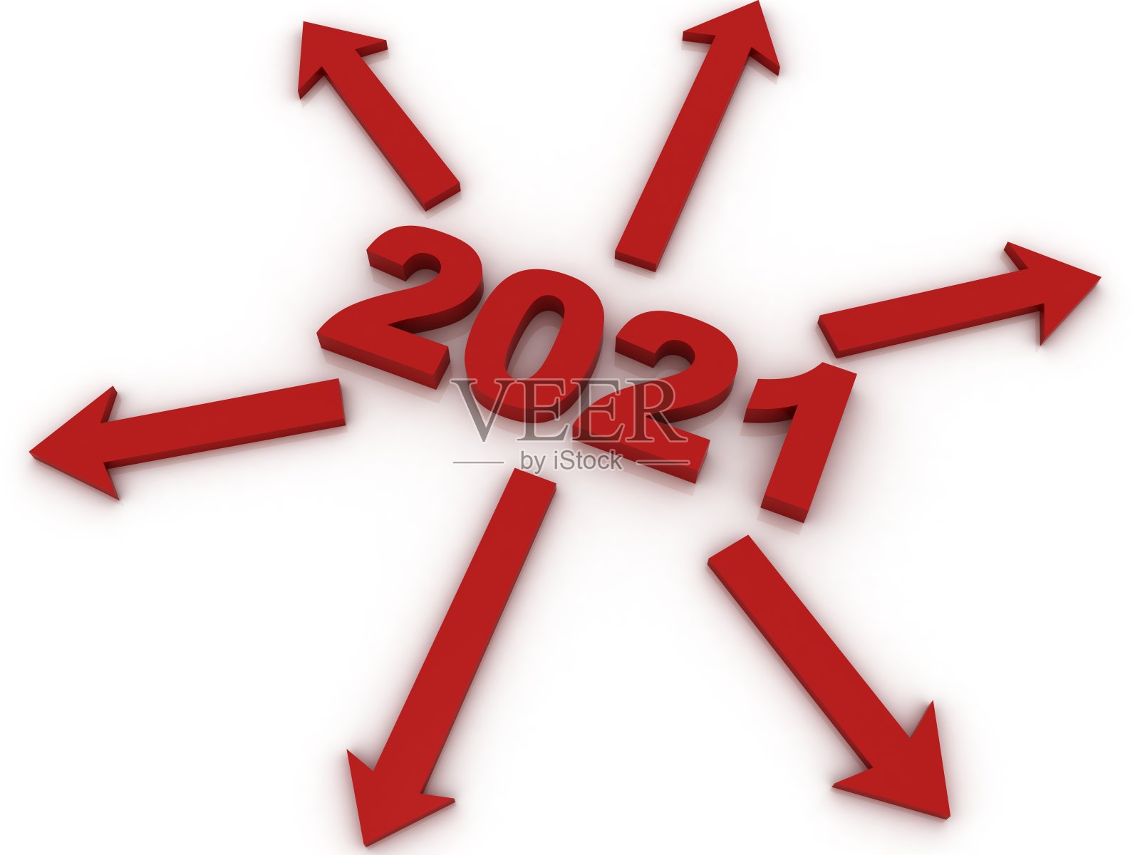 2021年新年的选择决定照片摄影图片