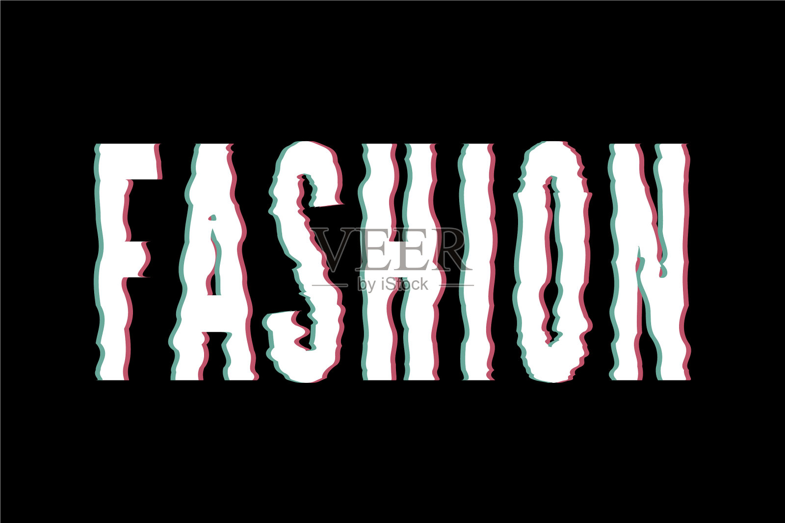 标语时尚短语平面印刷时尚插画图片素材