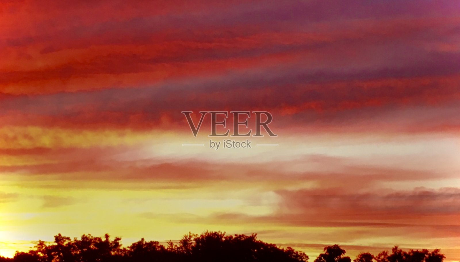 芝加哥日落剧院2020照片摄影图片