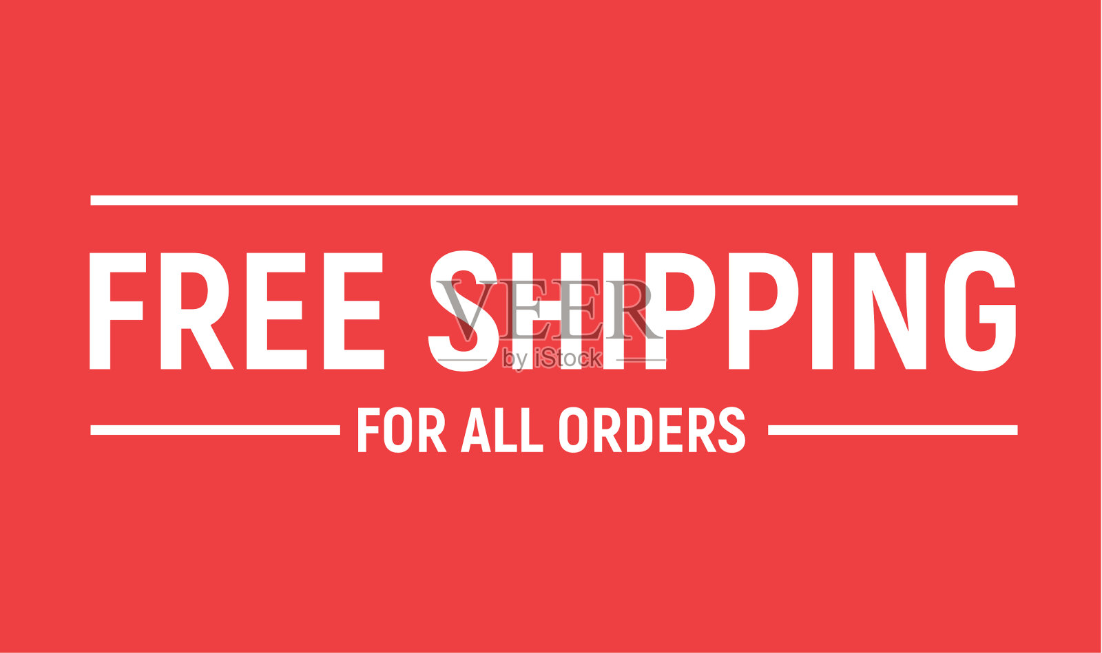 免费送货提供横幅免费送货插画图片素材