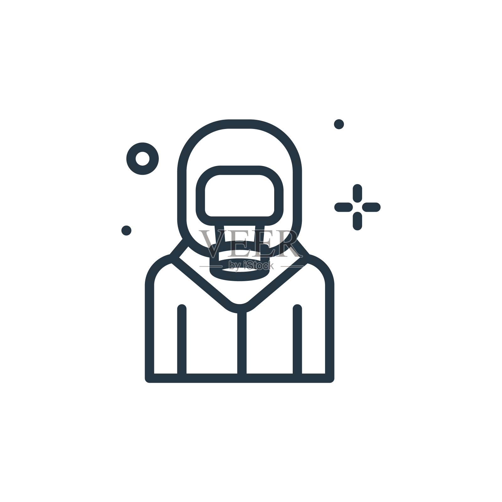 套装矢量图标孤立在白色背景。轮廓，细线西服图标用于网站设计和移动，应用程序开发。细线套装轮廓图标矢量插图。插画图片素材