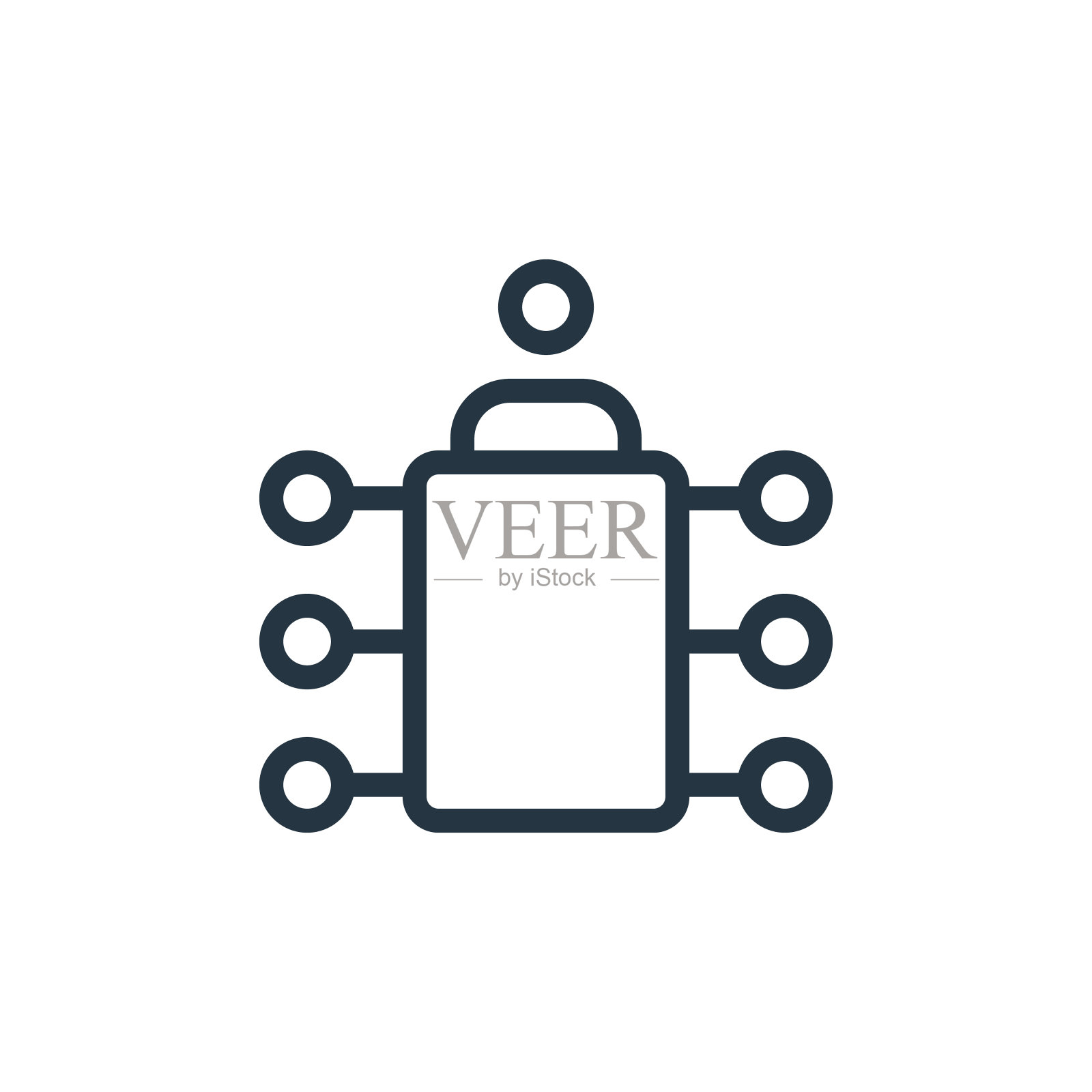 板矢量图标孤立在白色背景。轮廓，细线板图标用于网站设计和移动，应用程序开发。细线板轮廓图标矢量插图。图标素材