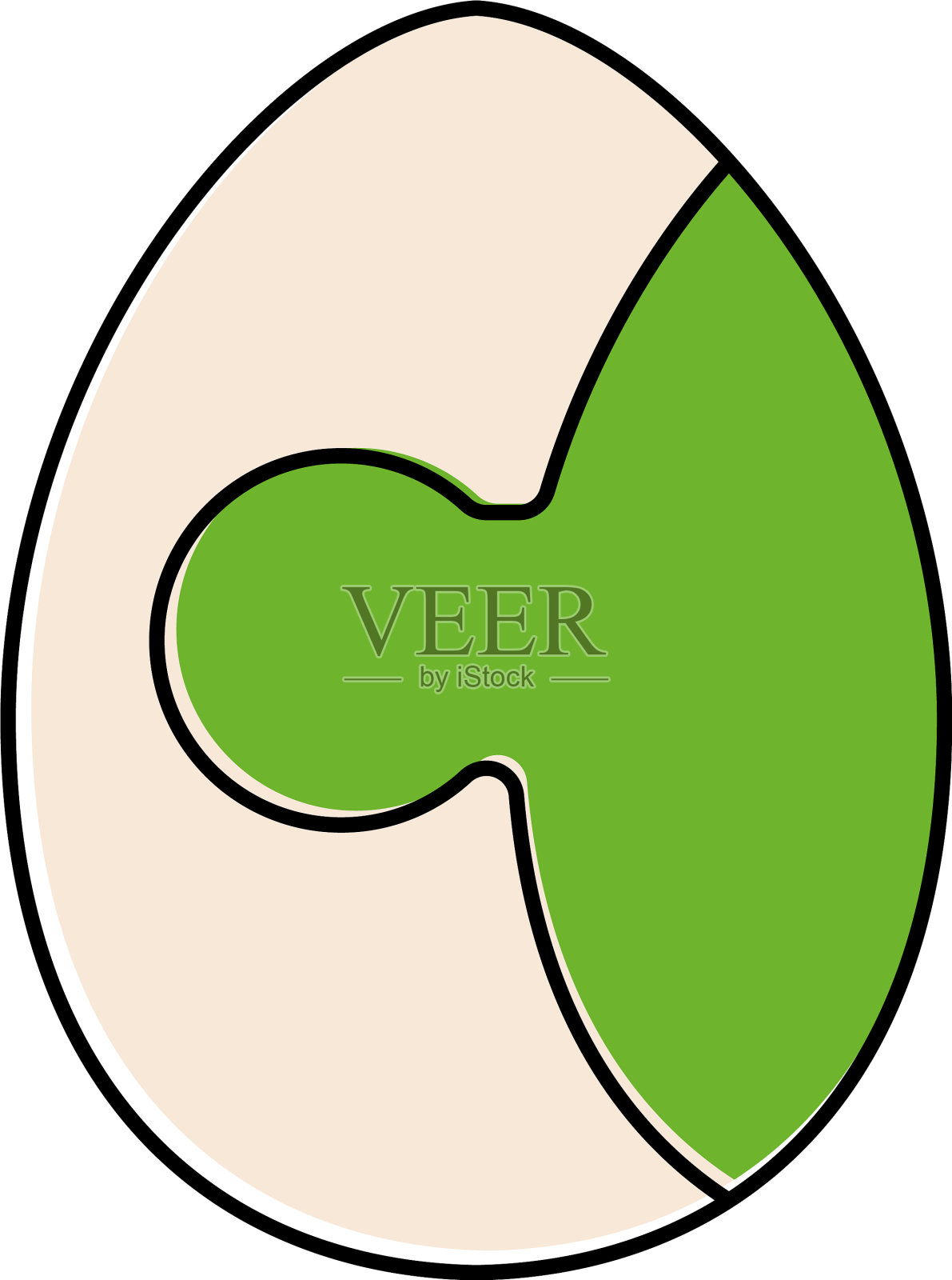 装饰复活节彩蛋图标插画图片素材