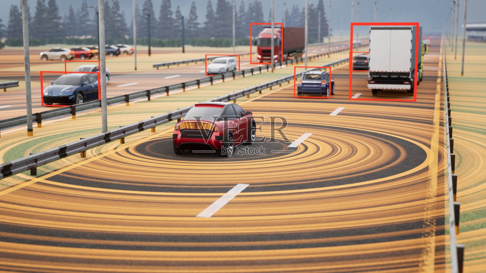 自动驾驶汽车照片摄影图片