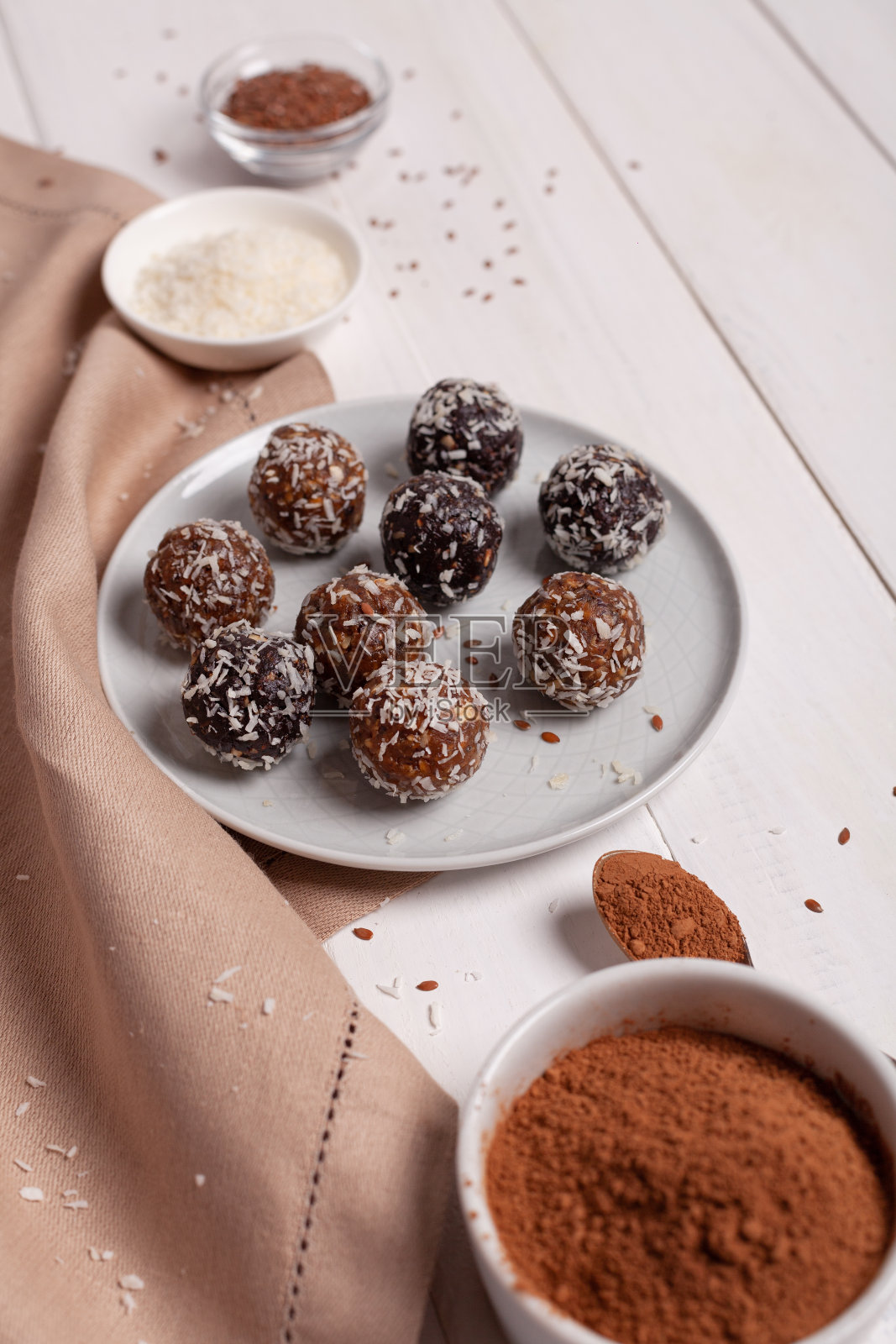 自制的生糖果作为背景照片摄影图片