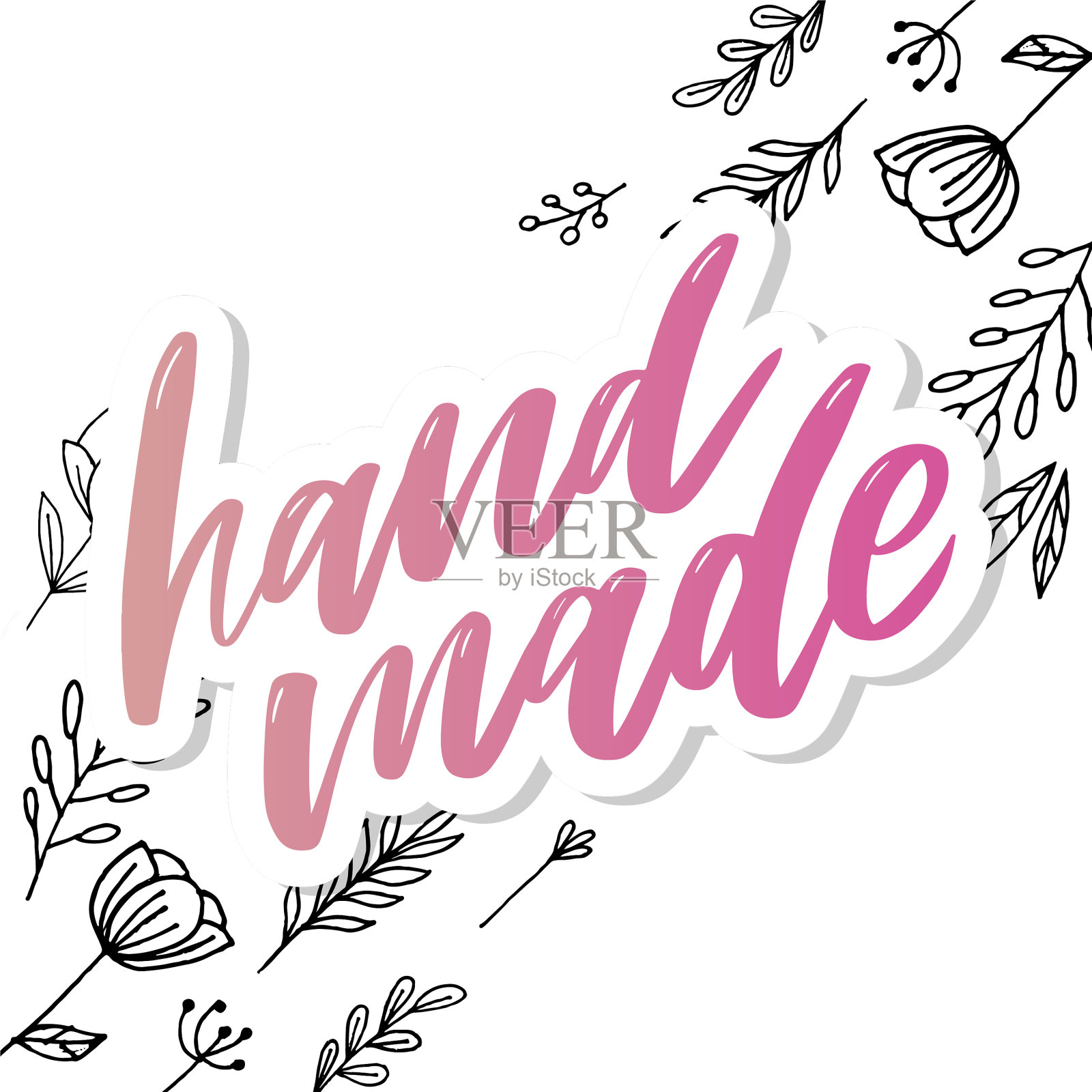 手工字体复古字体设计复古设计元素图片