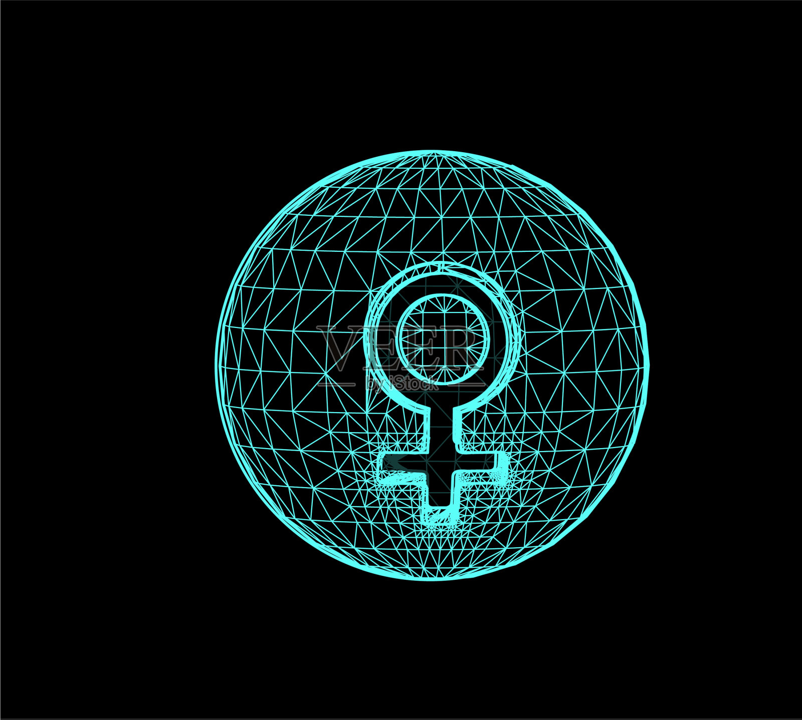 金星行星在占星术中负责为插画图片素材