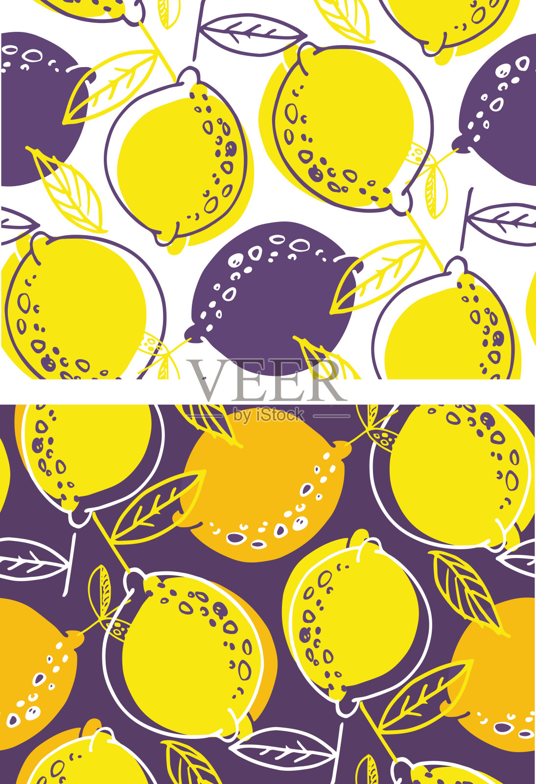 柑橘手绘涂鸦图案背景。柑橘柠檬提取物套装。模板柑橘艺术集。柠檬水花纹织物质地。插画图片素材