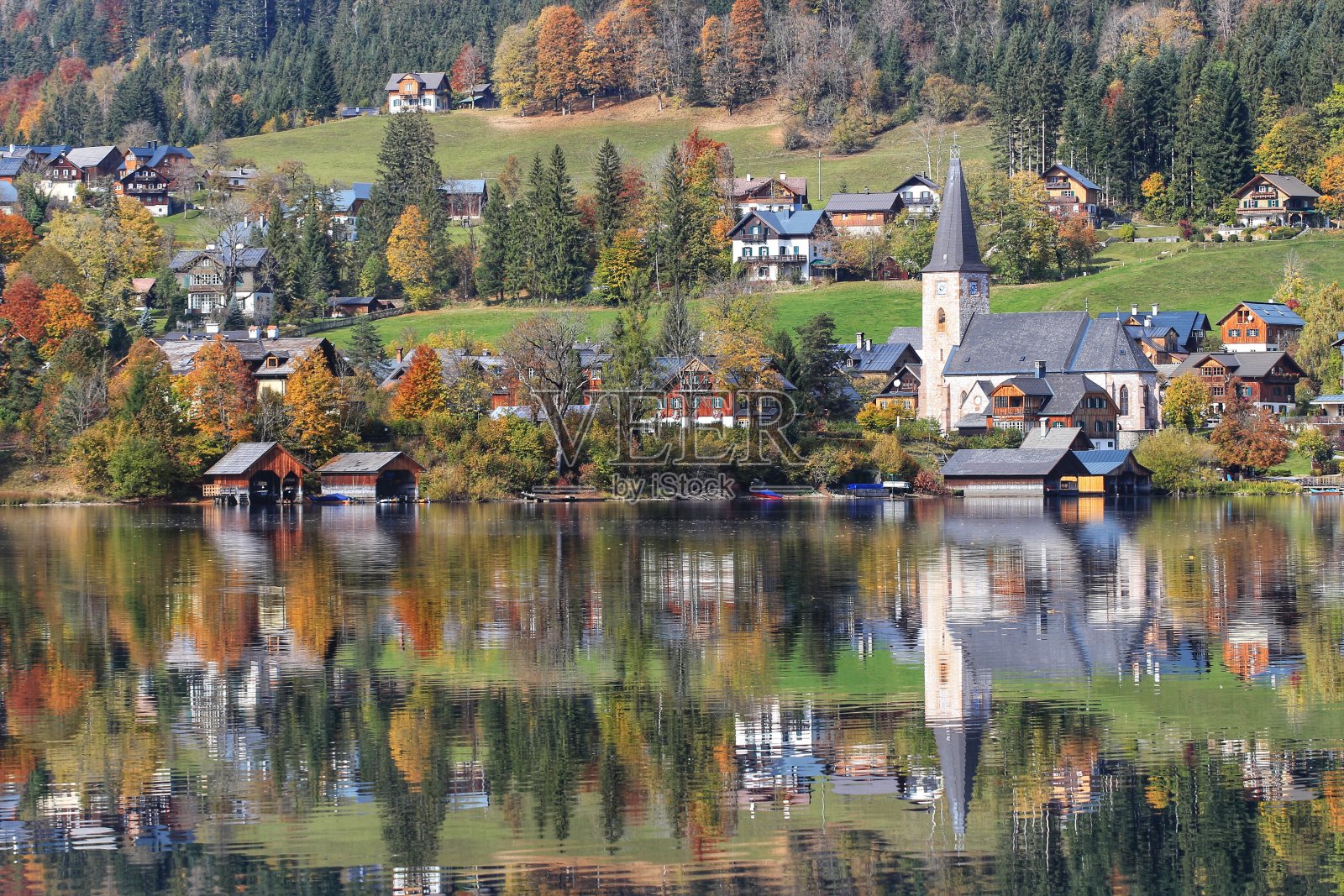 反射和景观照片摄影图片