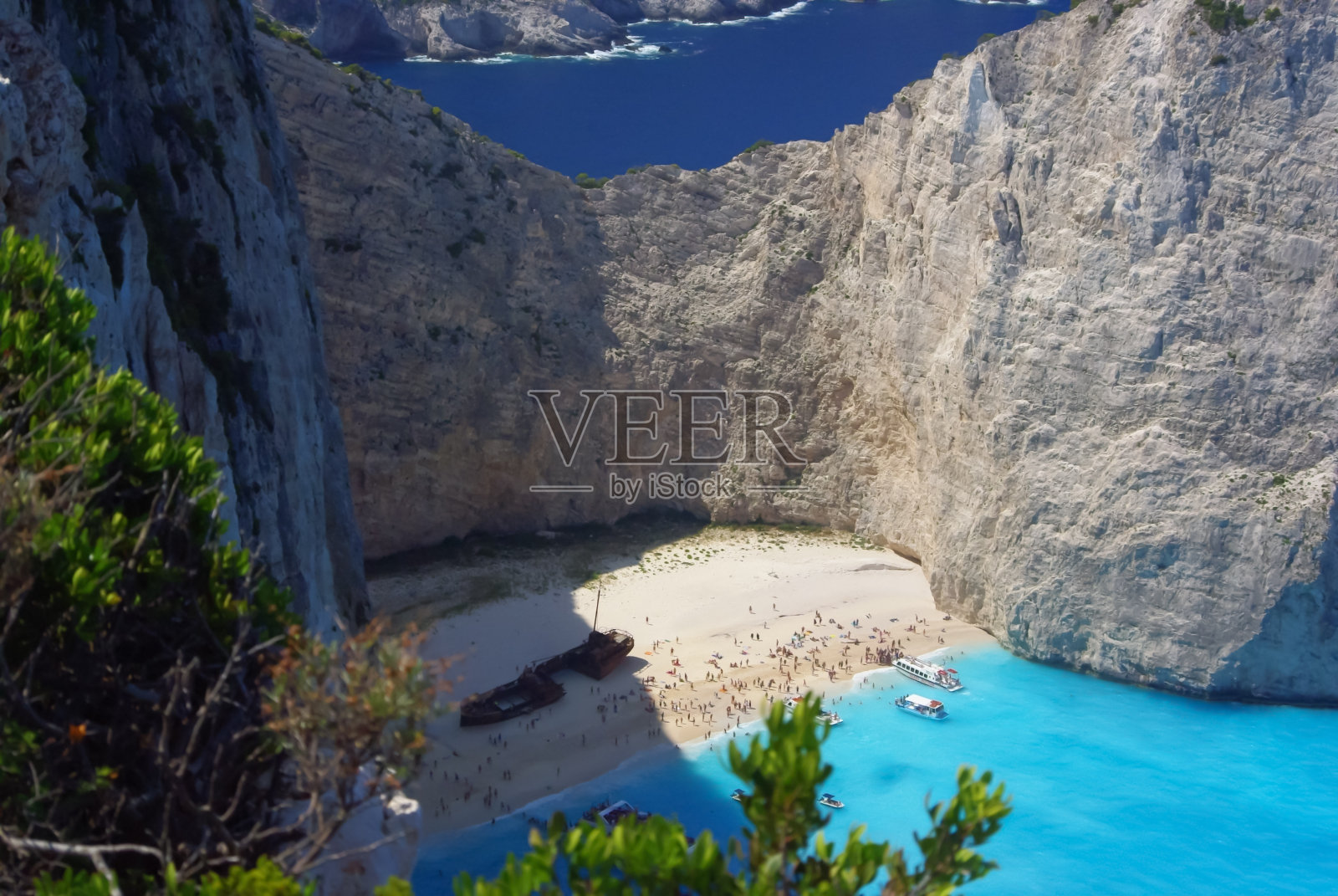 沉船的扎金索斯岛照片摄影图片