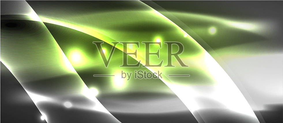 抽象背景用霓虹波光设计插画图片素材