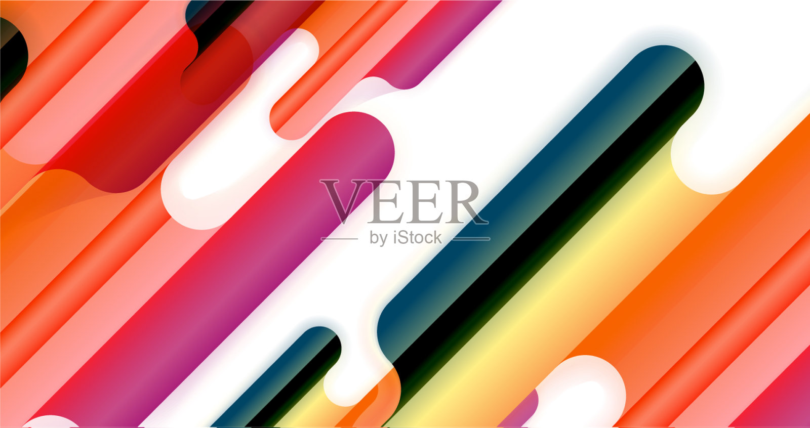 抽象液体线几何背景插画图片素材