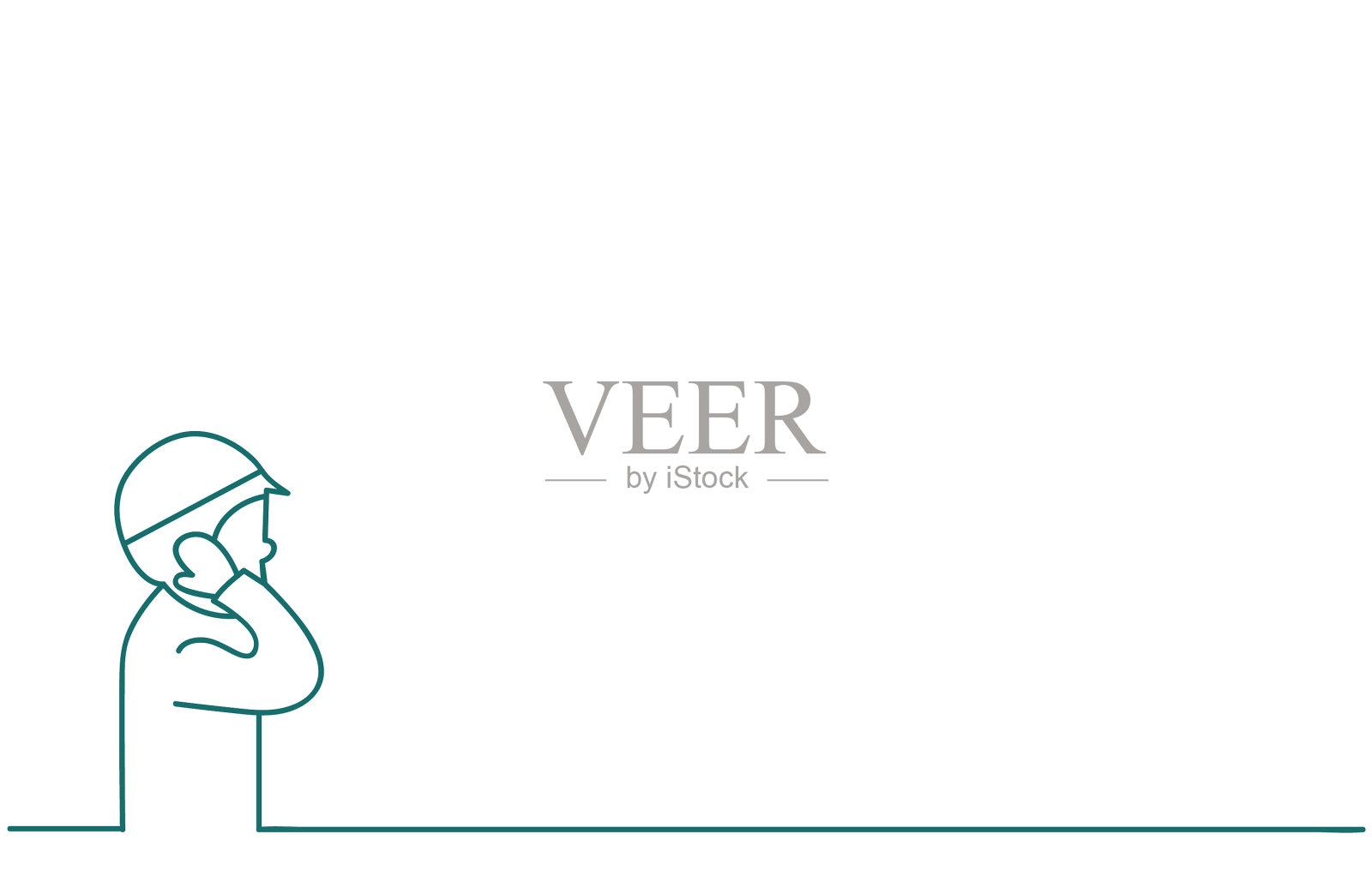 背景线细adzan为伊斯兰教插画图片素材