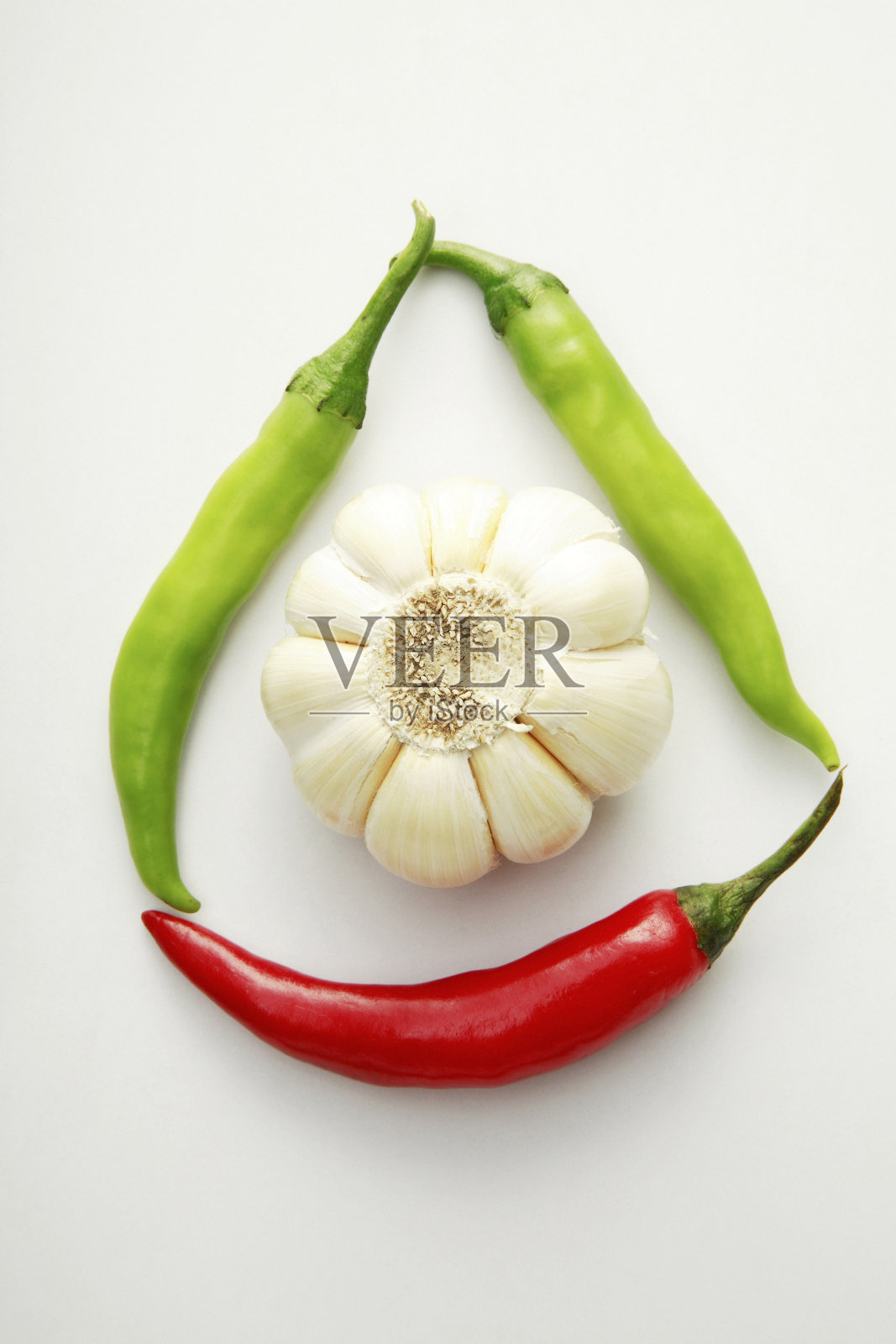 辣椒和大蒜照片摄影图片