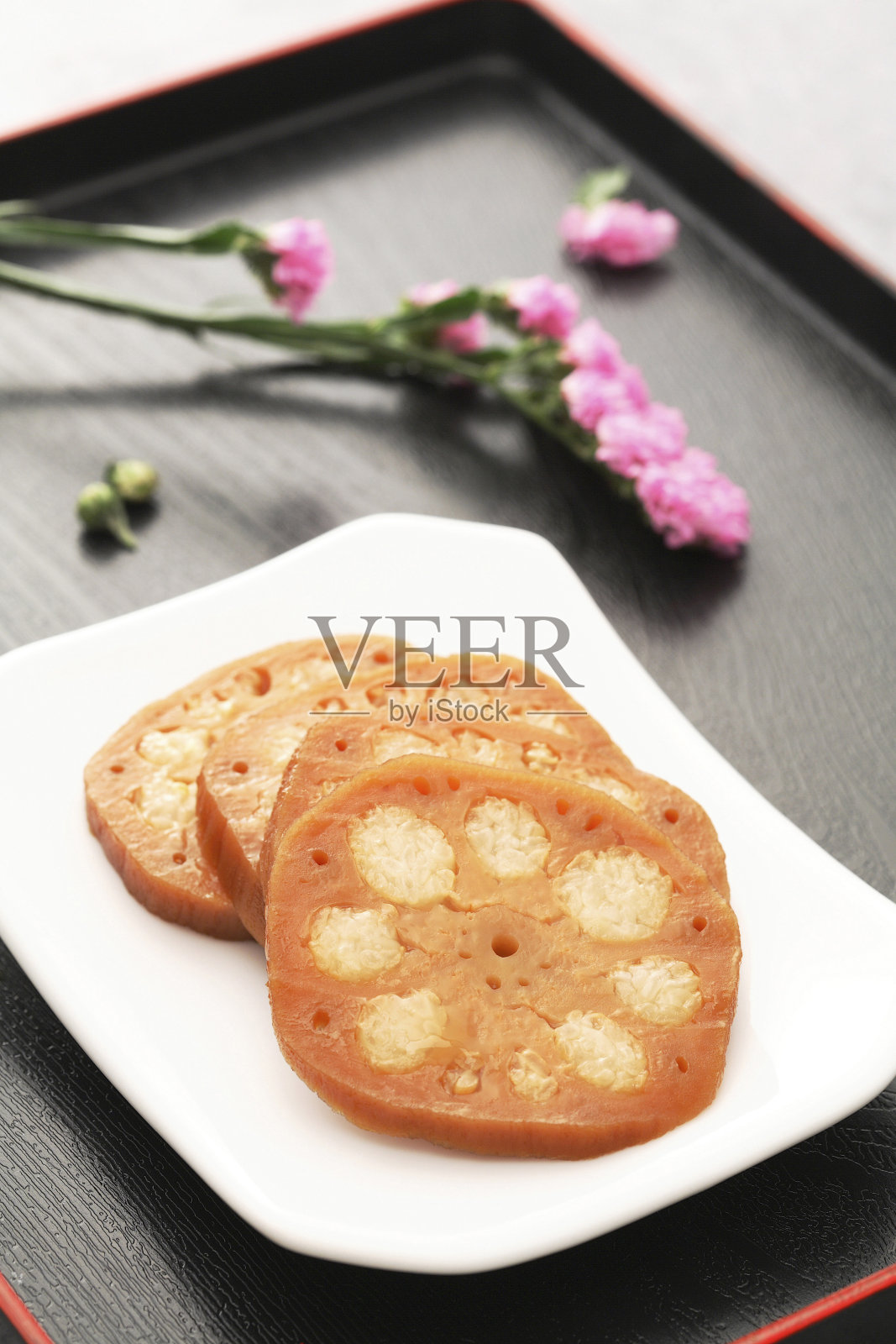 糖莲蓉糯米照片摄影图片