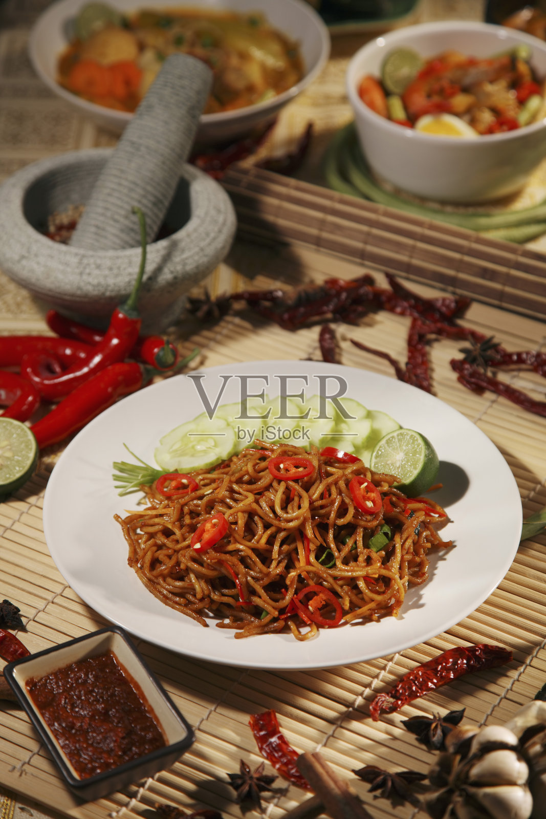 炒面照片摄影图片