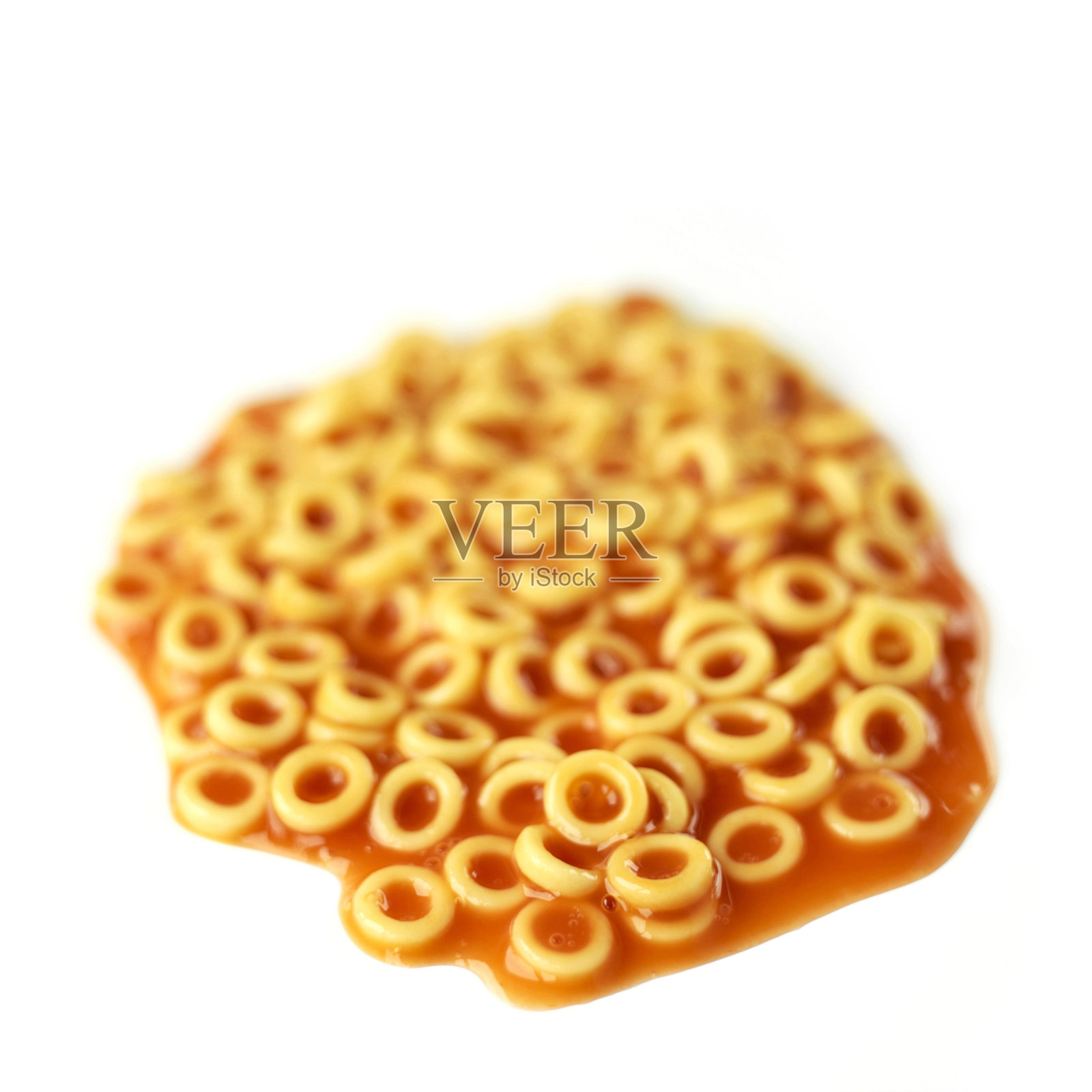 意大利面圈照片摄影图片