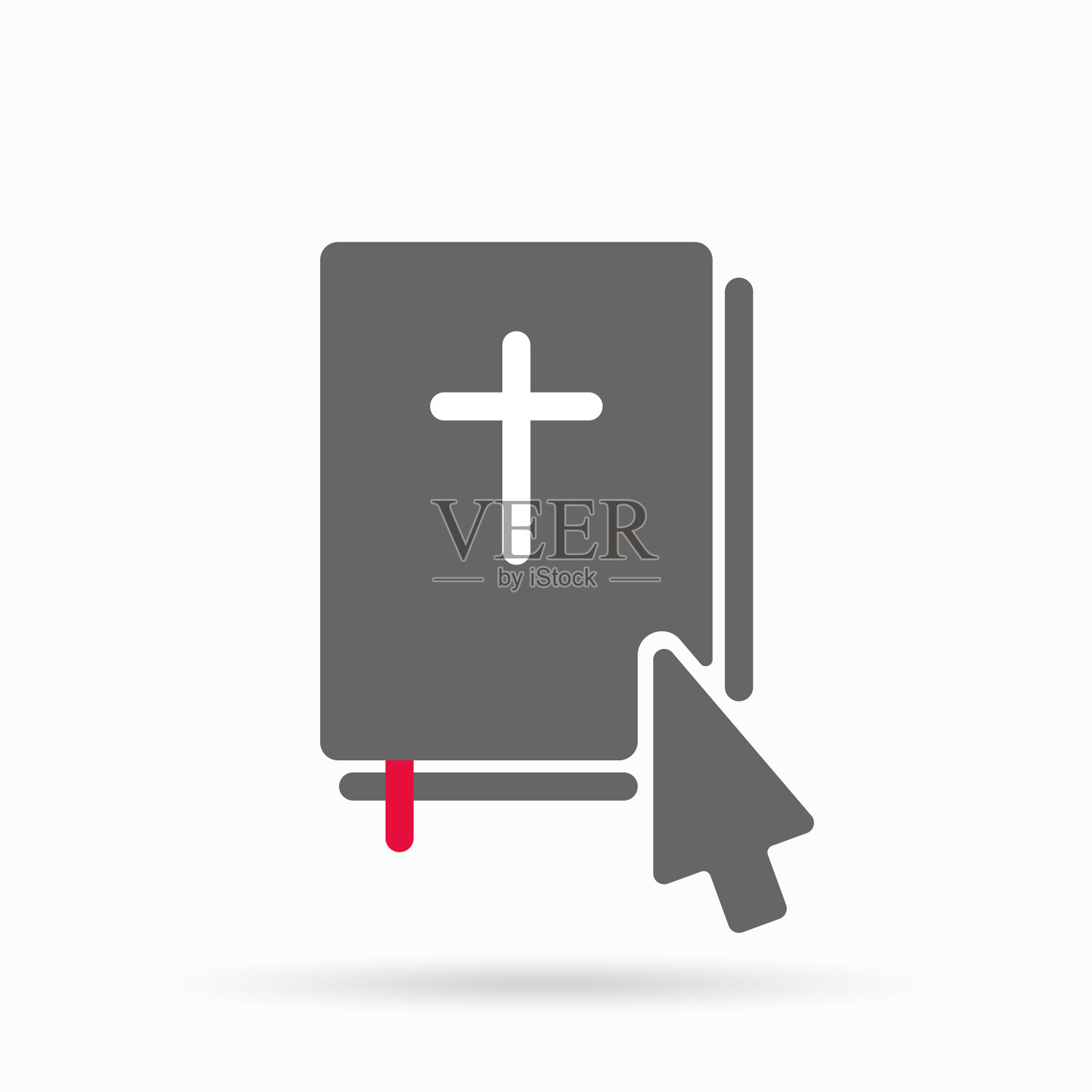 圣经书线图标向量插画图片素材