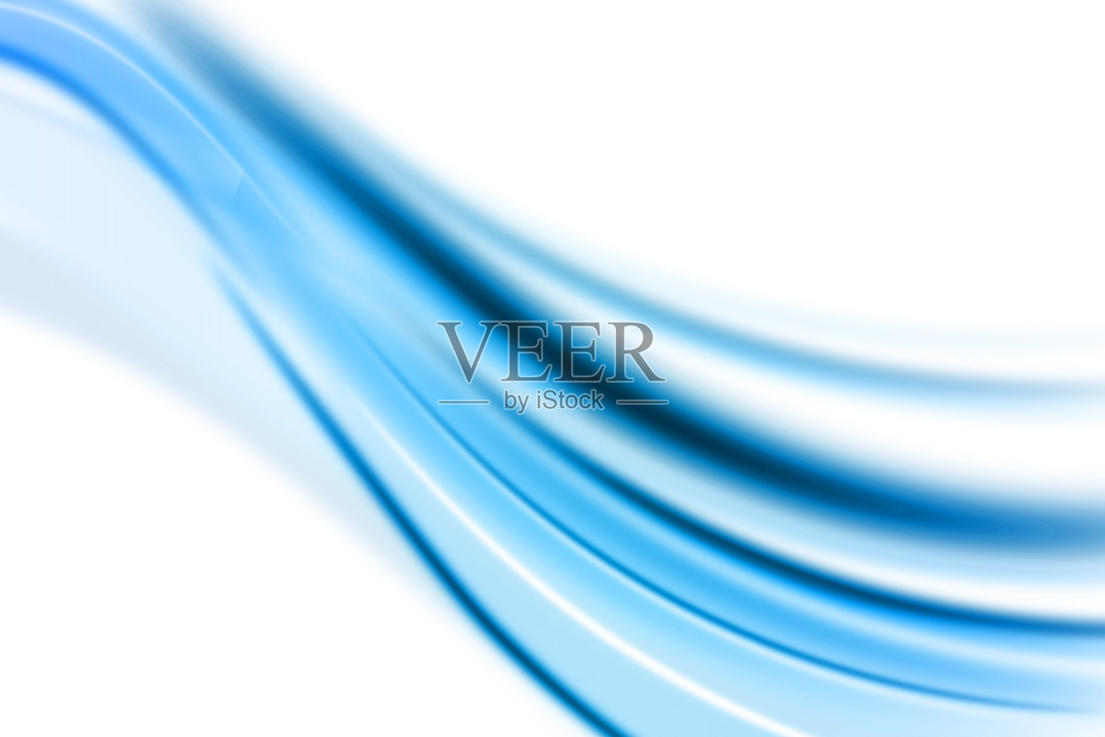 抽象的蓝色背景插画图片素材