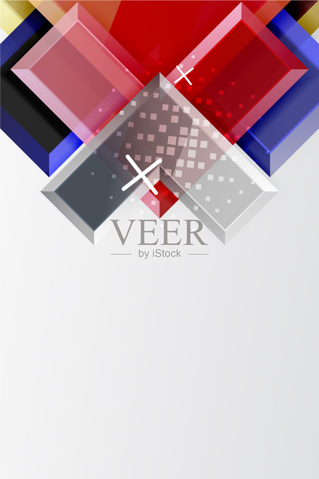 金属箭头形状的背景抽象几何插画图片素材