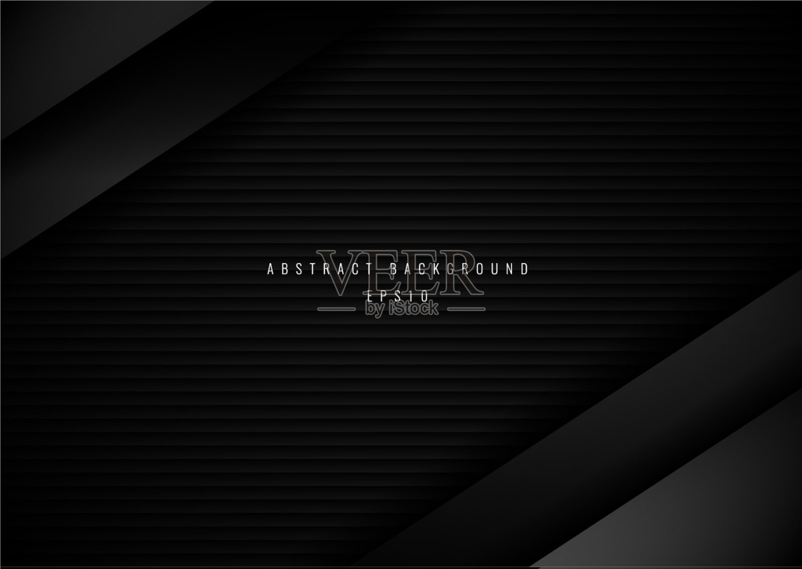 抽象三维黑色金属条纹几何插画图片素材