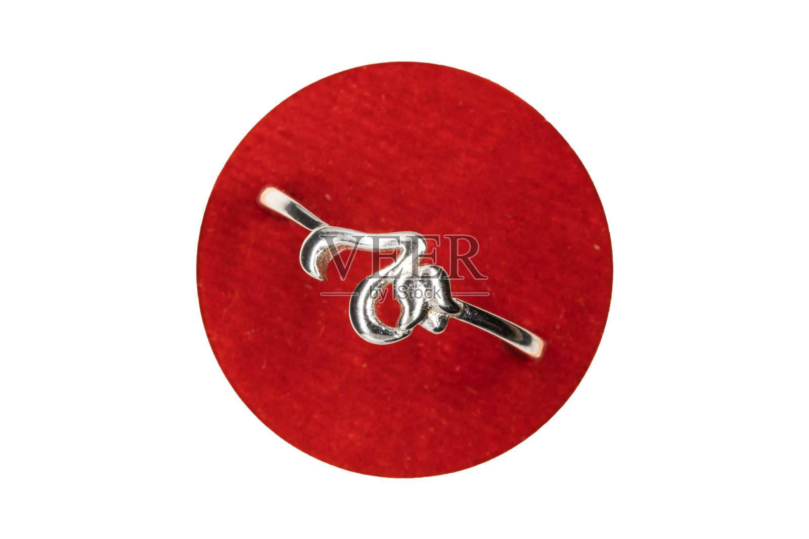 扭曲的命运CZ环在925纯银铑完成妇女和女孩照片摄影图片